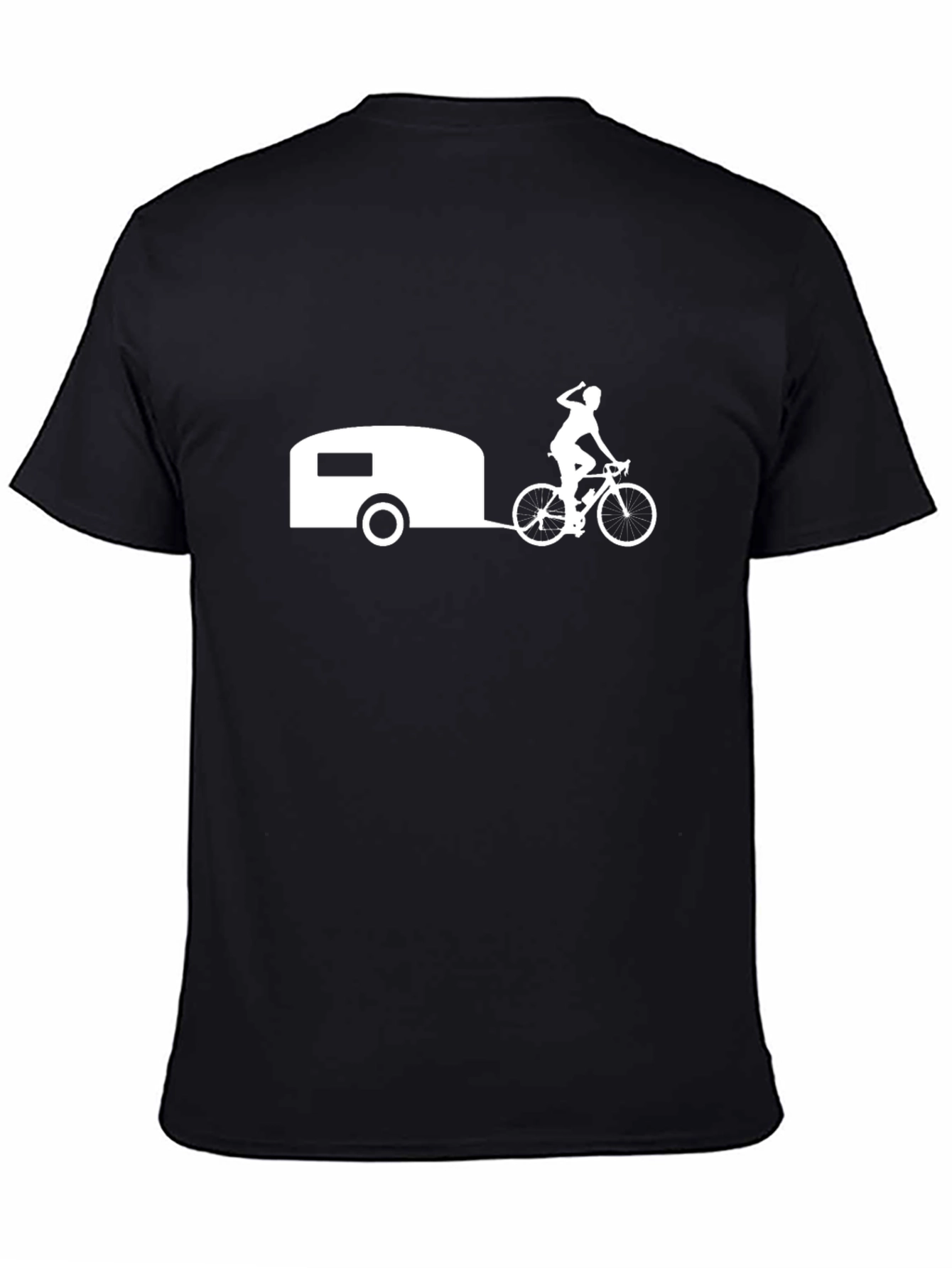 Cycling Camper T-Shirt - Adventure Road Trip Tee