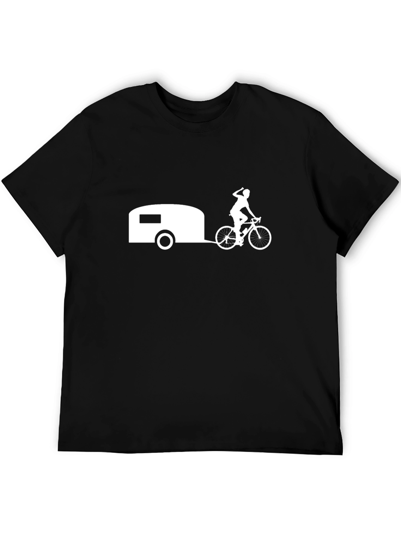 Cycling Camper T-Shirt - Adventure Road Trip Tee