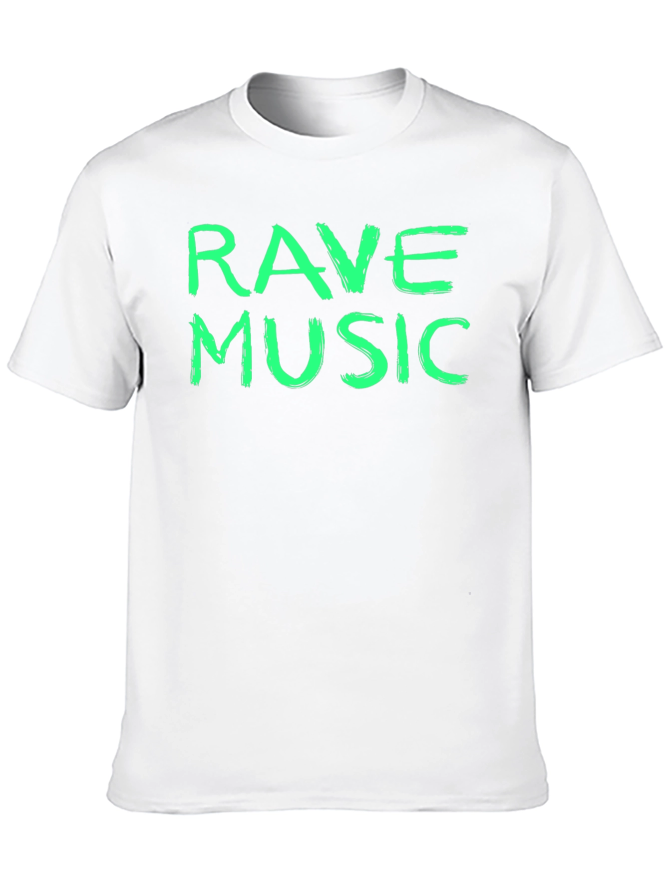 Rave Music Black Crew Neck T-Shirt