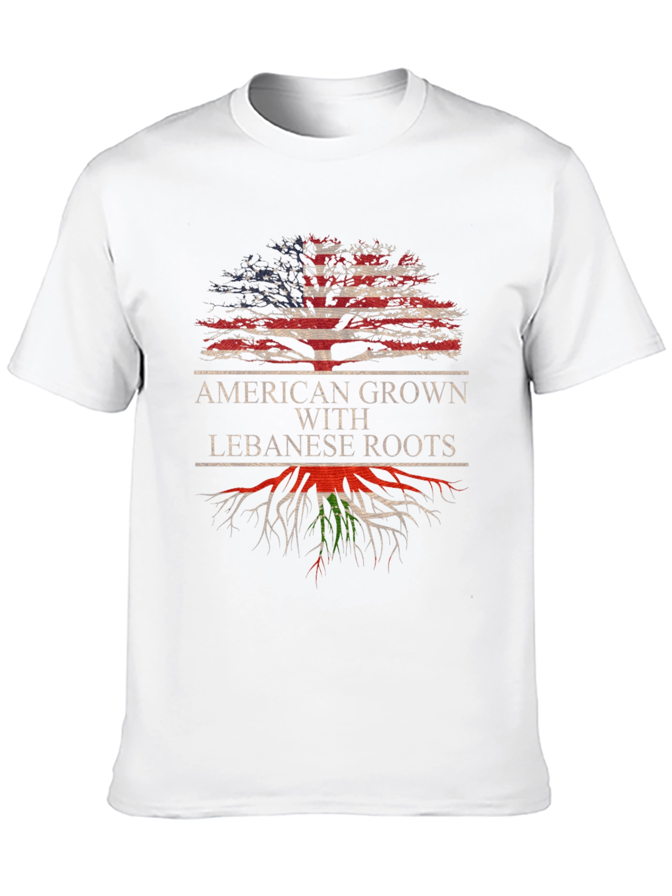 American Grown Lebanese Roots T-Shirt