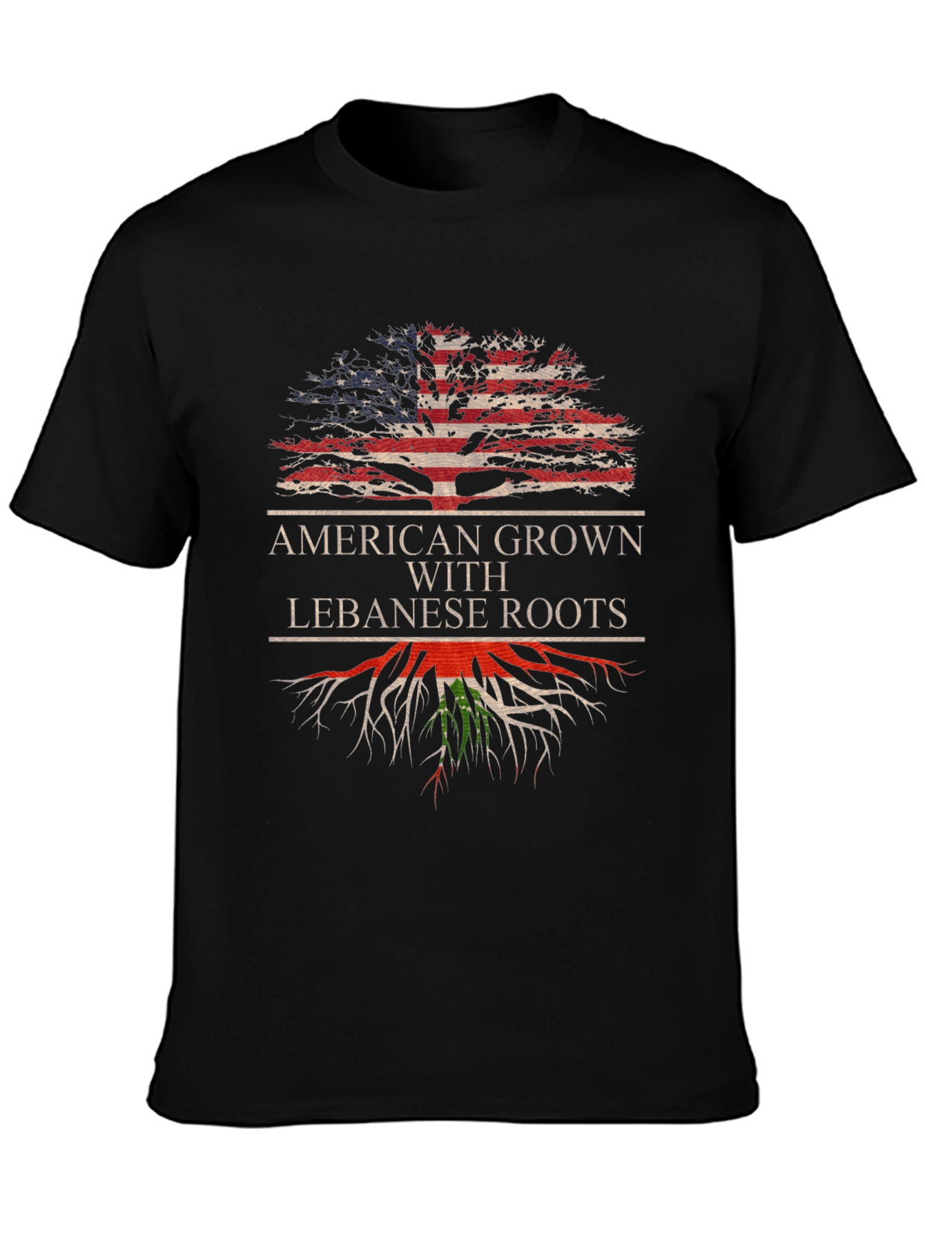American Grown Lebanese Roots T-Shirt