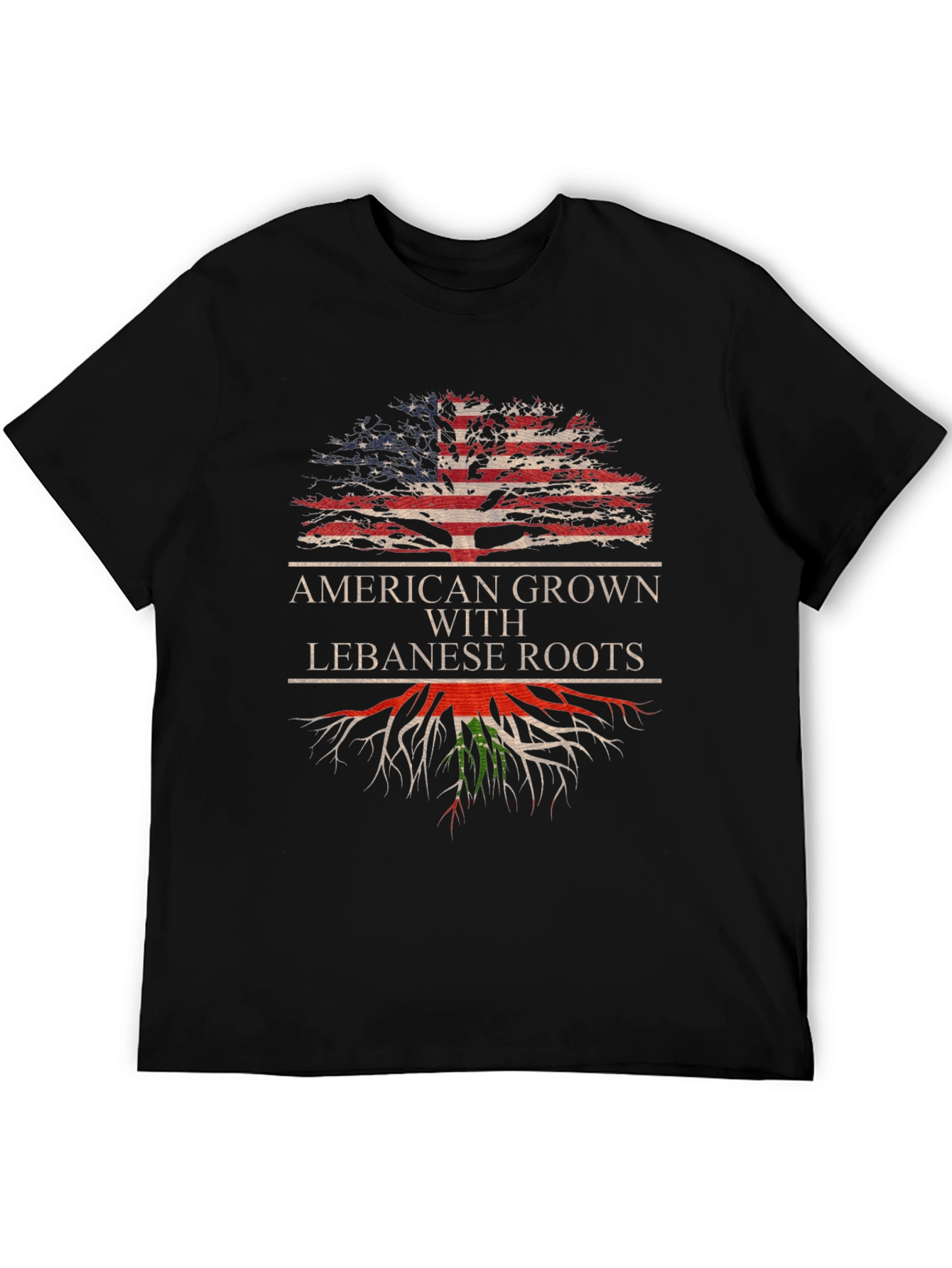 American Grown Lebanese Roots T-Shirt