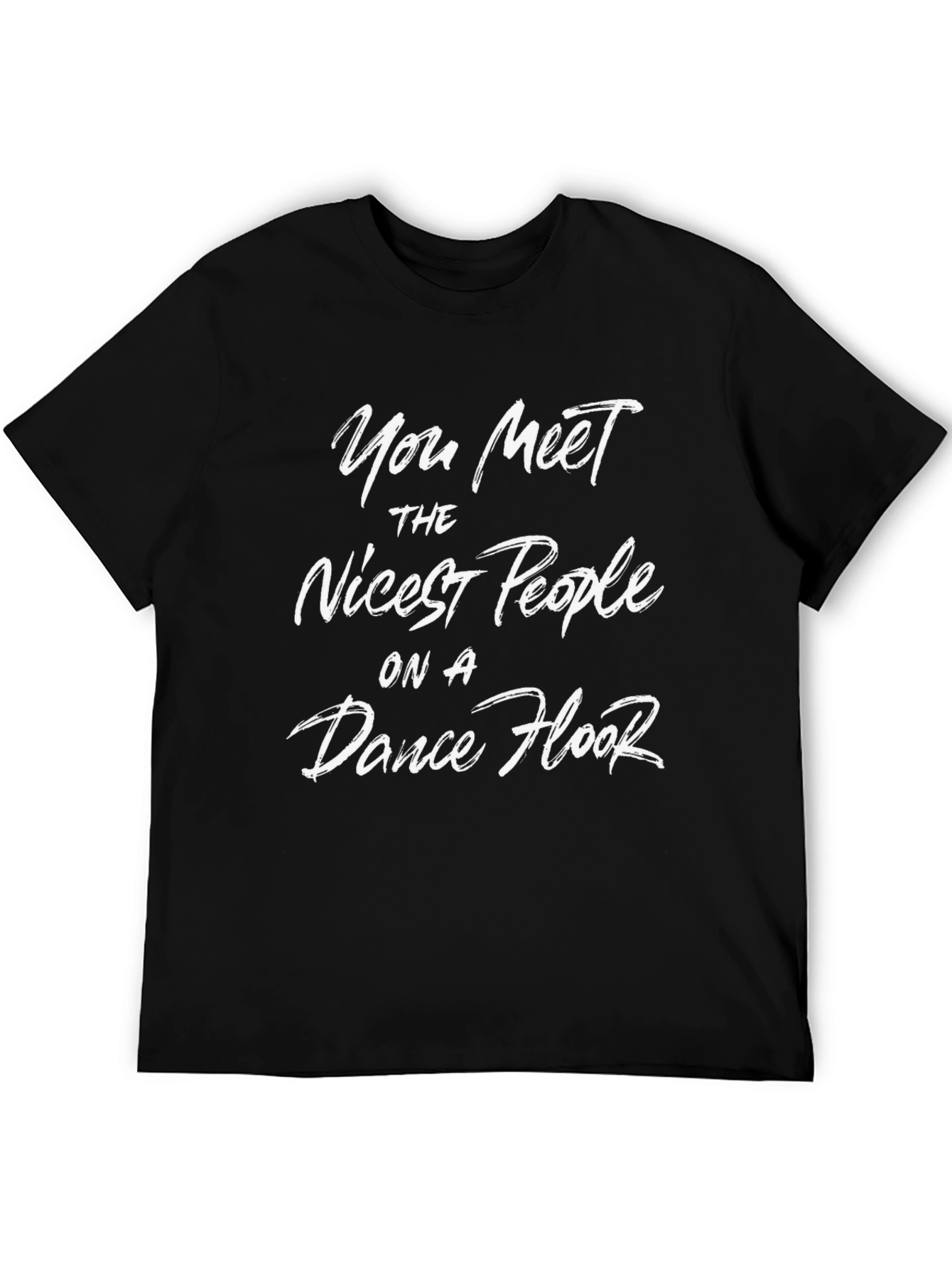Dance Floor People Graphic Tee - Black