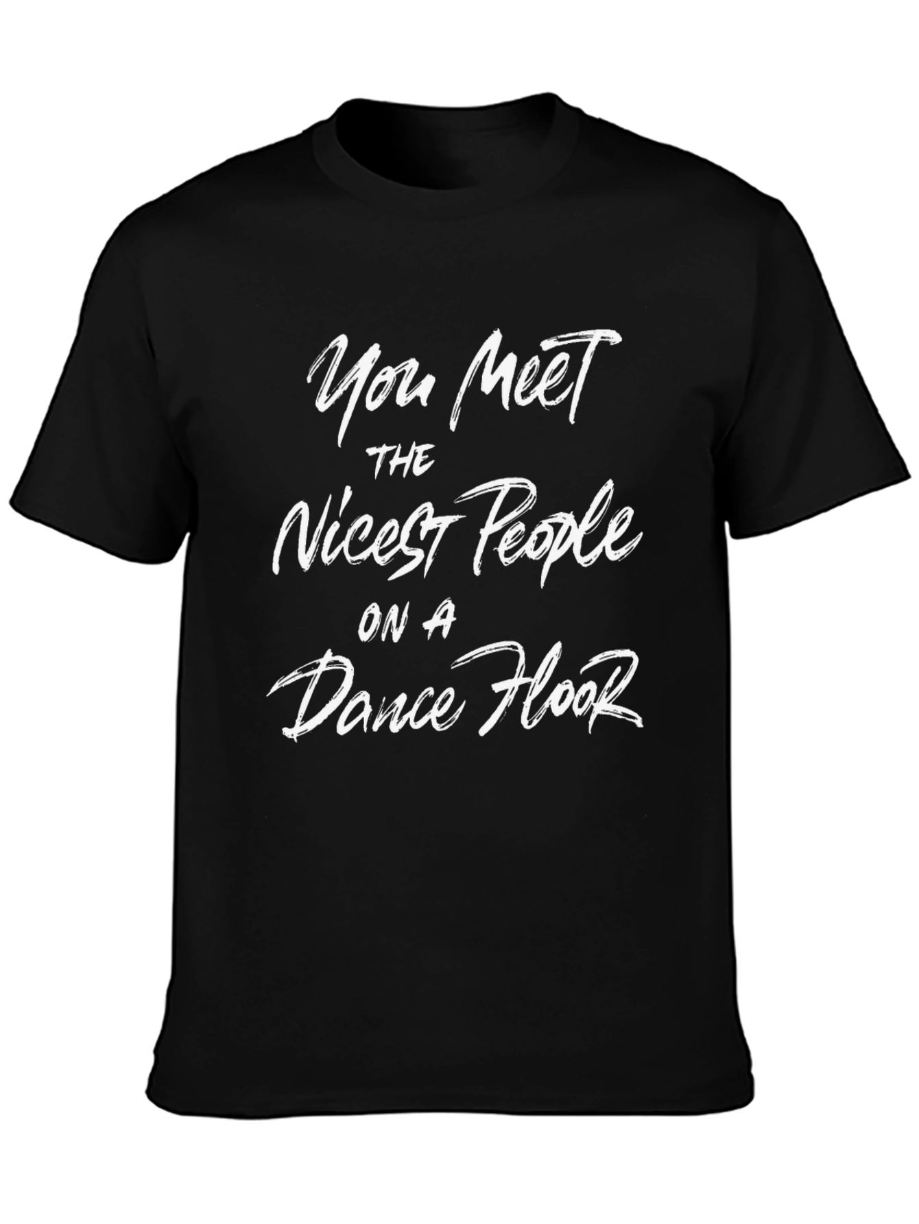 Dance Floor People Graphic Tee - Black