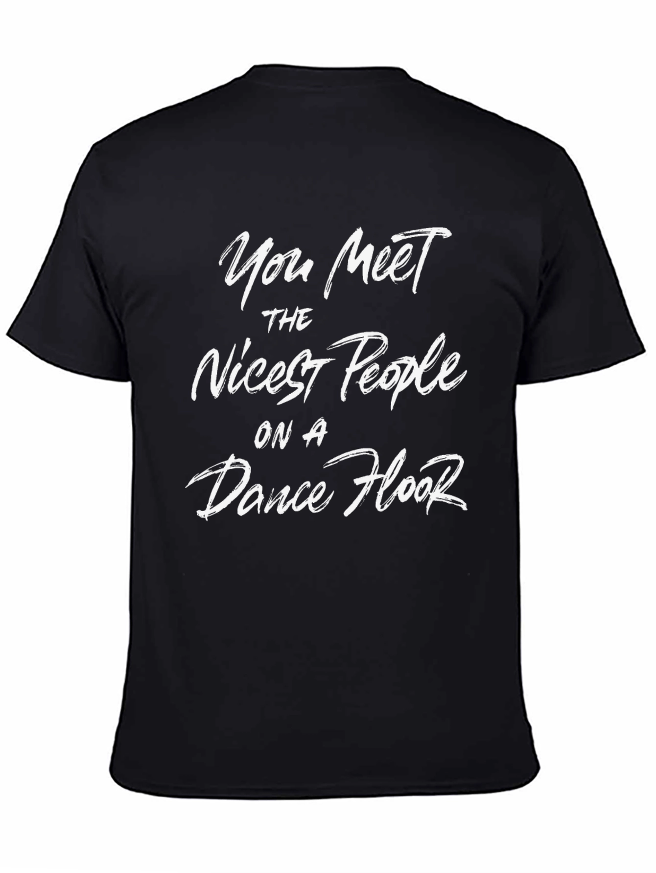 Dance Floor People Graphic Tee - Black