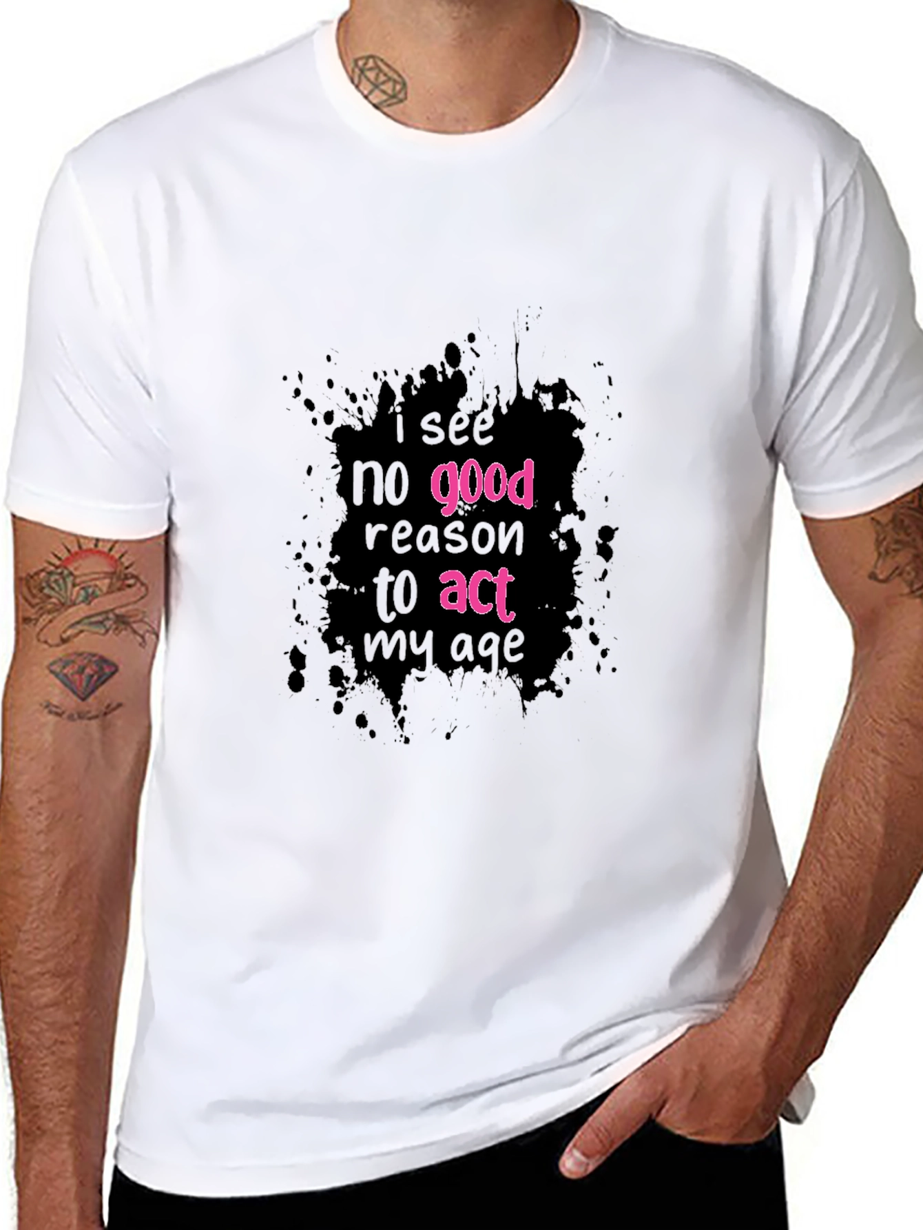 Funny Act My Age Graphic Tee