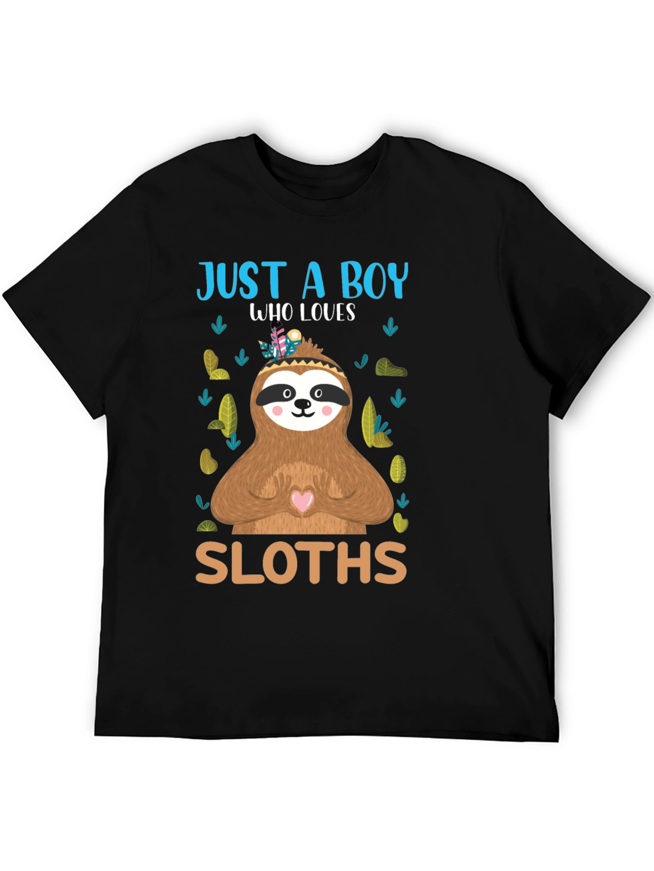 Just a Boy Who Loves Sloths T-Shirt