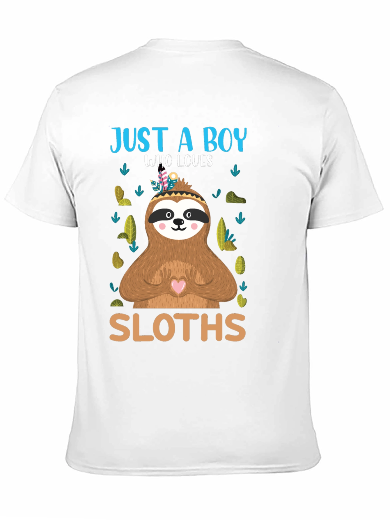Just a Boy Who Loves Sloths T-Shirt