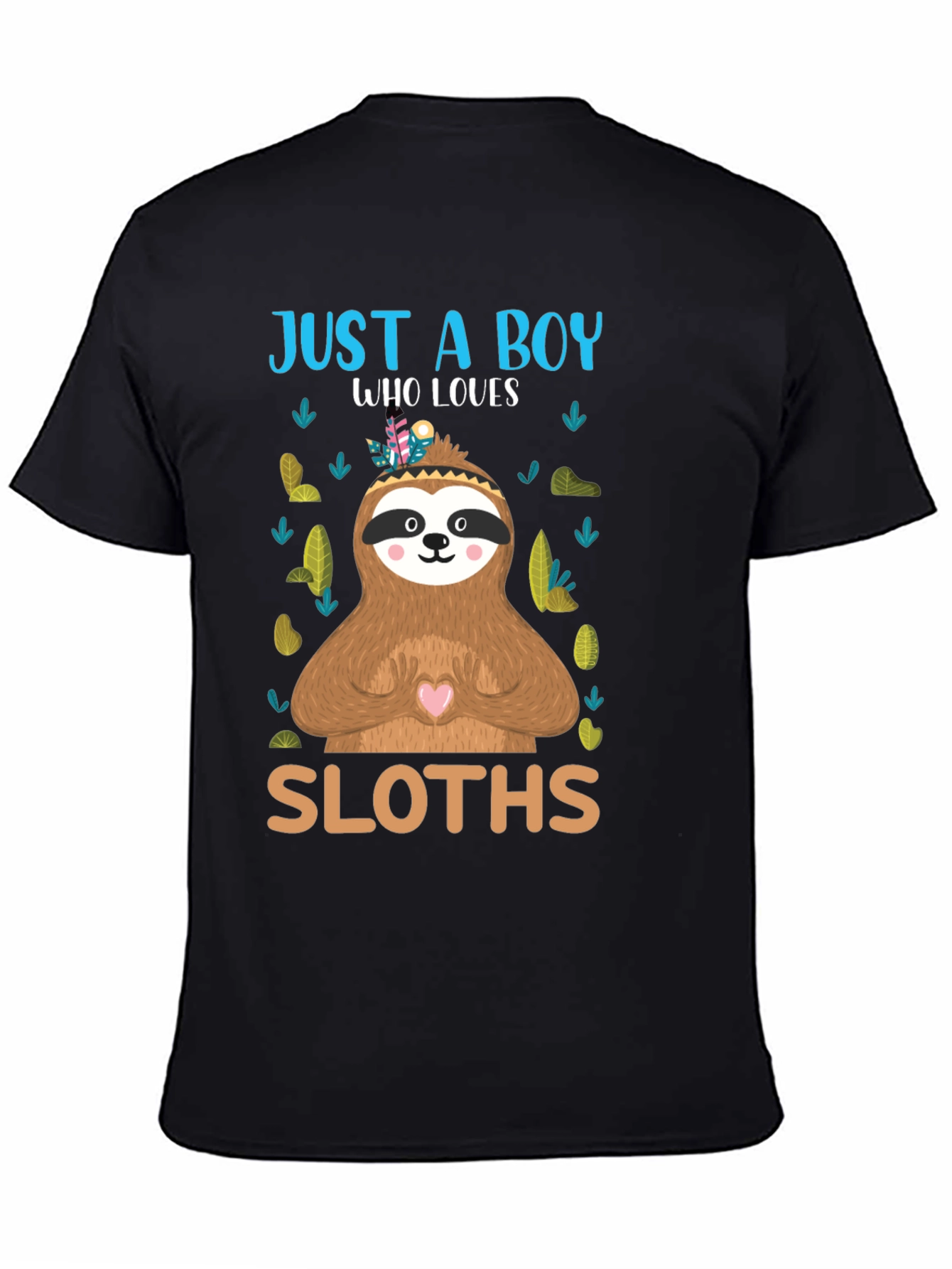 Just a Boy Who Loves Sloths T-Shirt