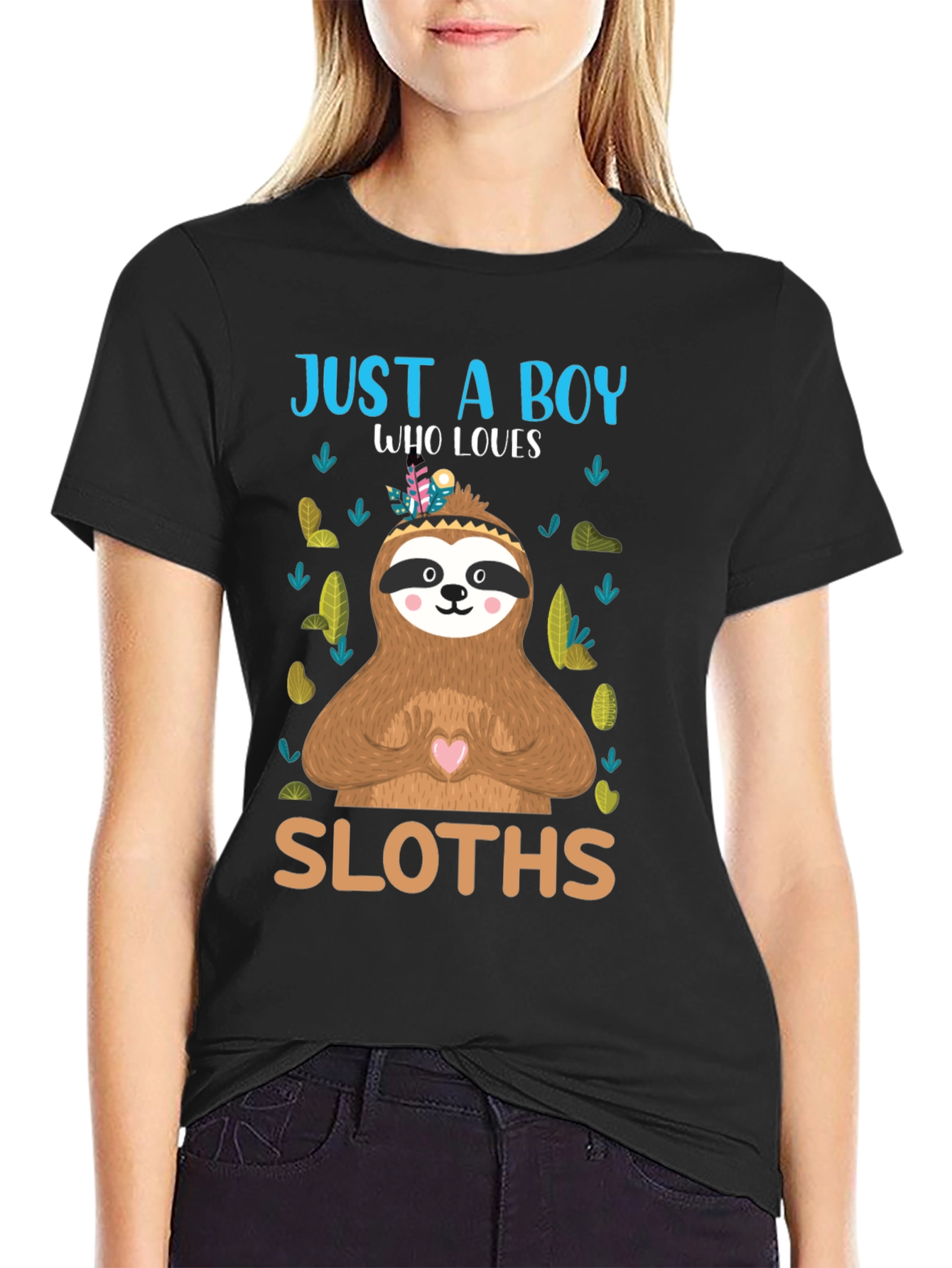 Just a Boy Who Loves Sloths T-Shirt