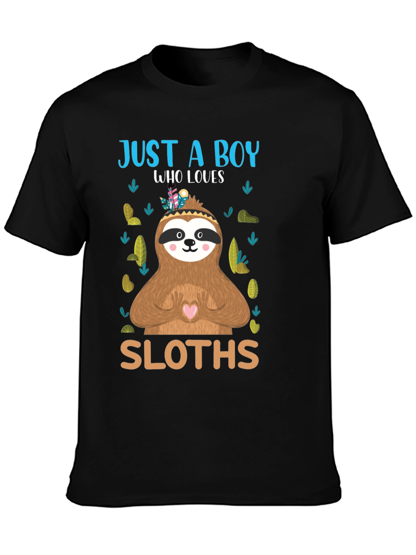 Just a Boy Who Loves Sloths T-Shirt