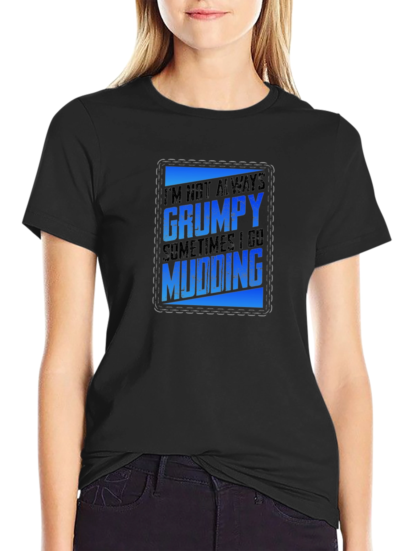 Grumpy Mudding T-Shirt - Mens Graphic Tee
