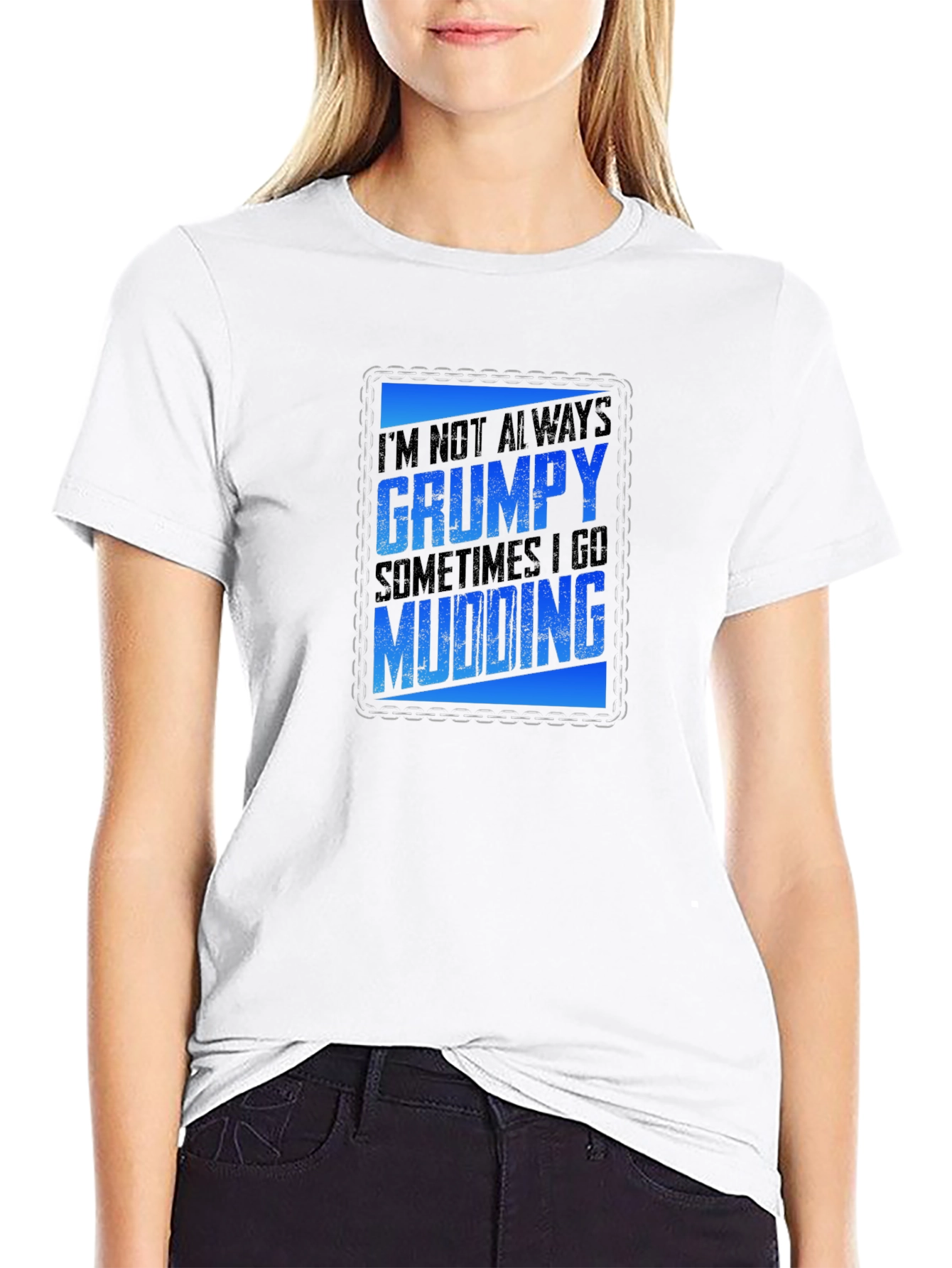 Grumpy Mudding T-Shirt - Mens Graphic Tee