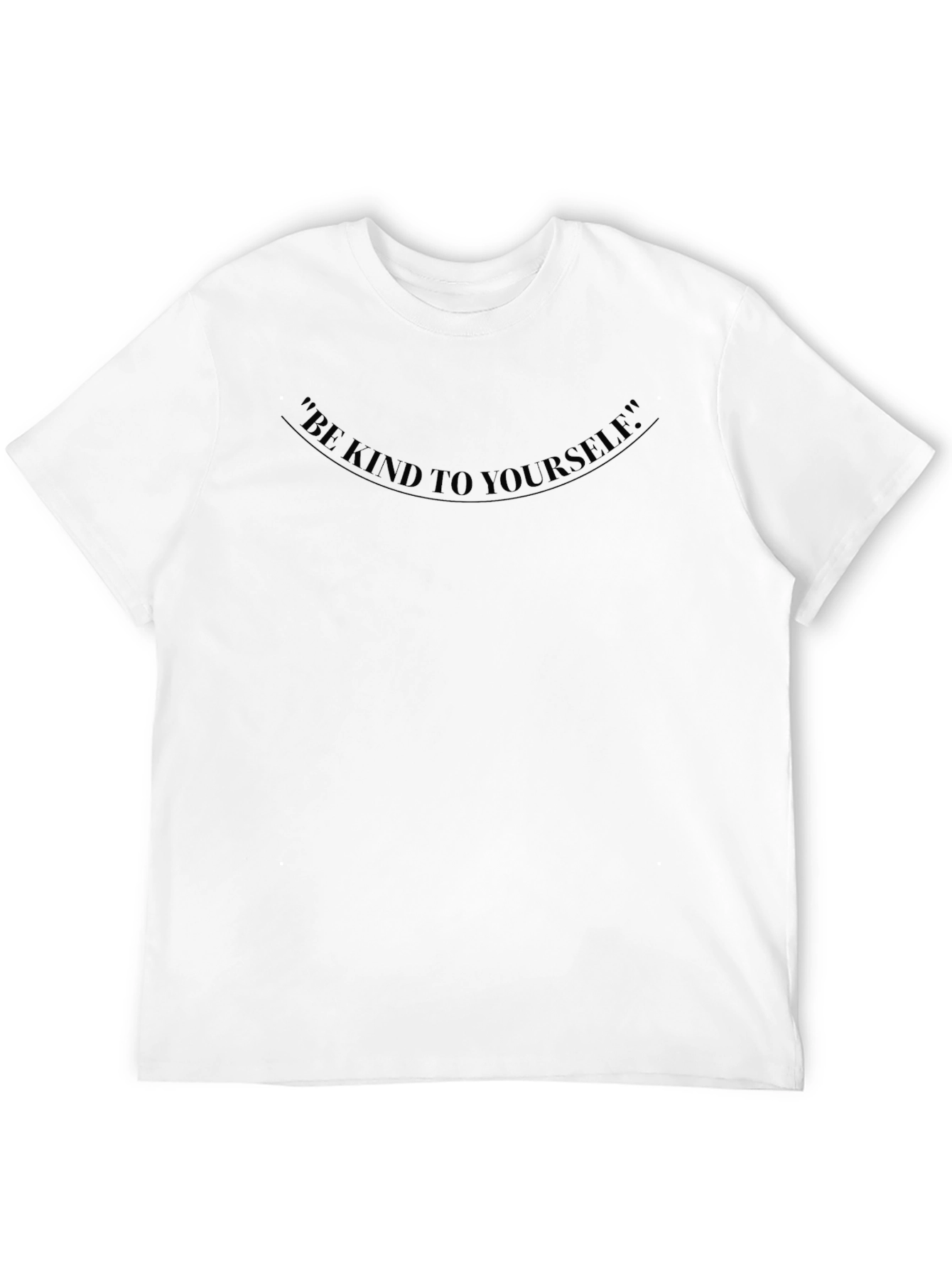 Be Kind To Yourself Black Graphic Tee