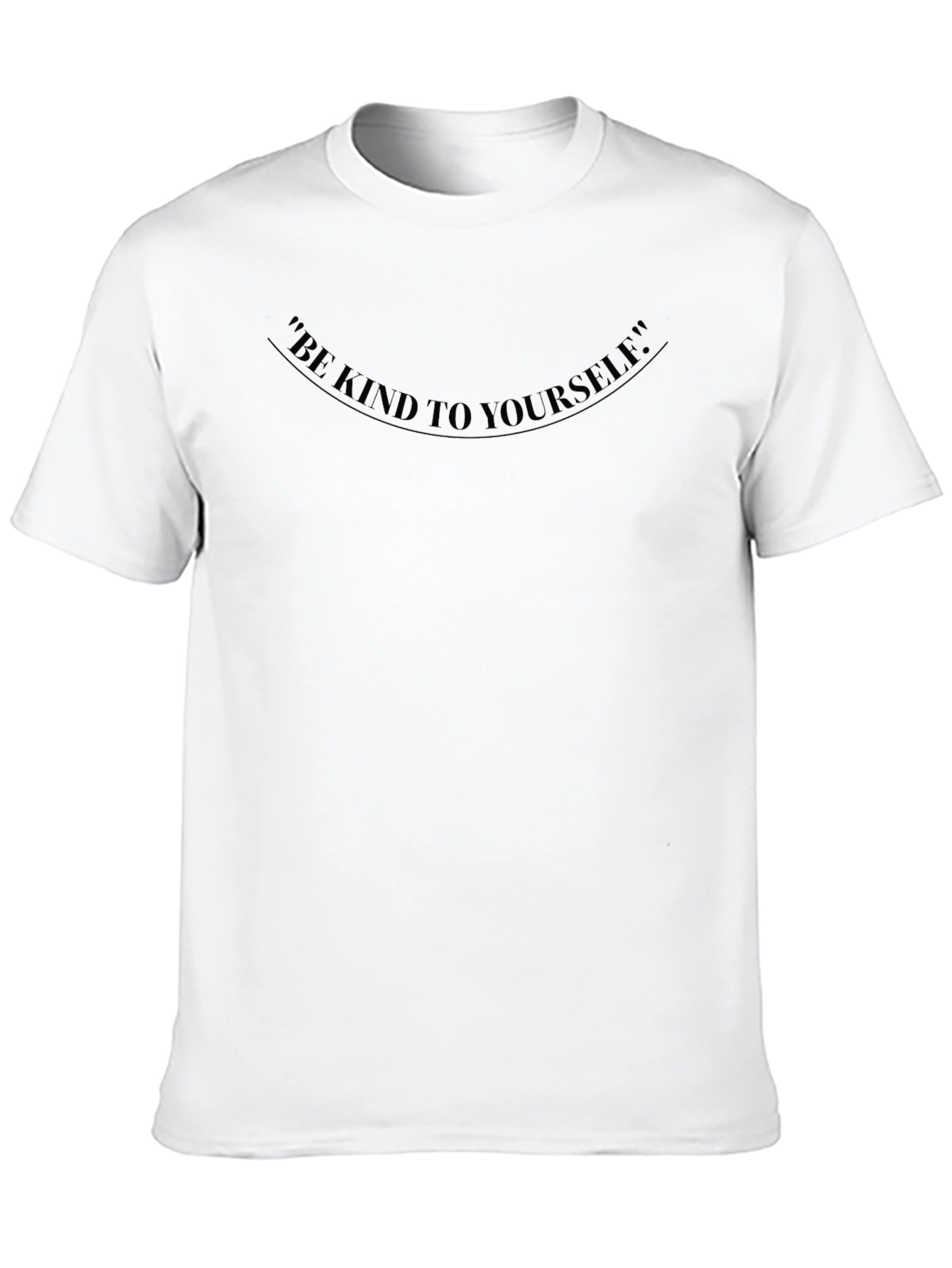 Be Kind To Yourself Black Graphic Tee
