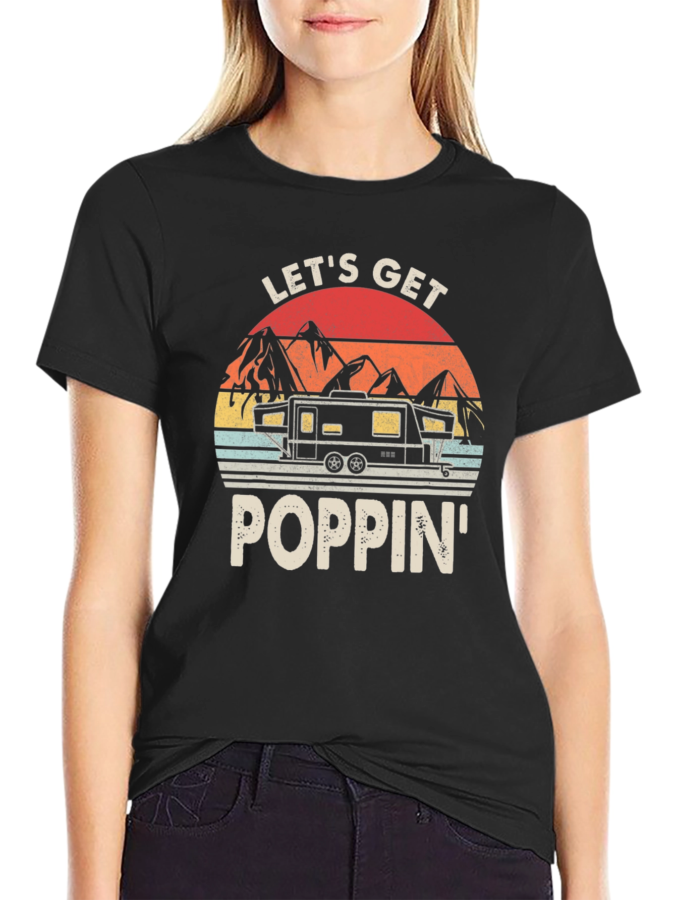 Lets Get Poppin Camper T-Shirt