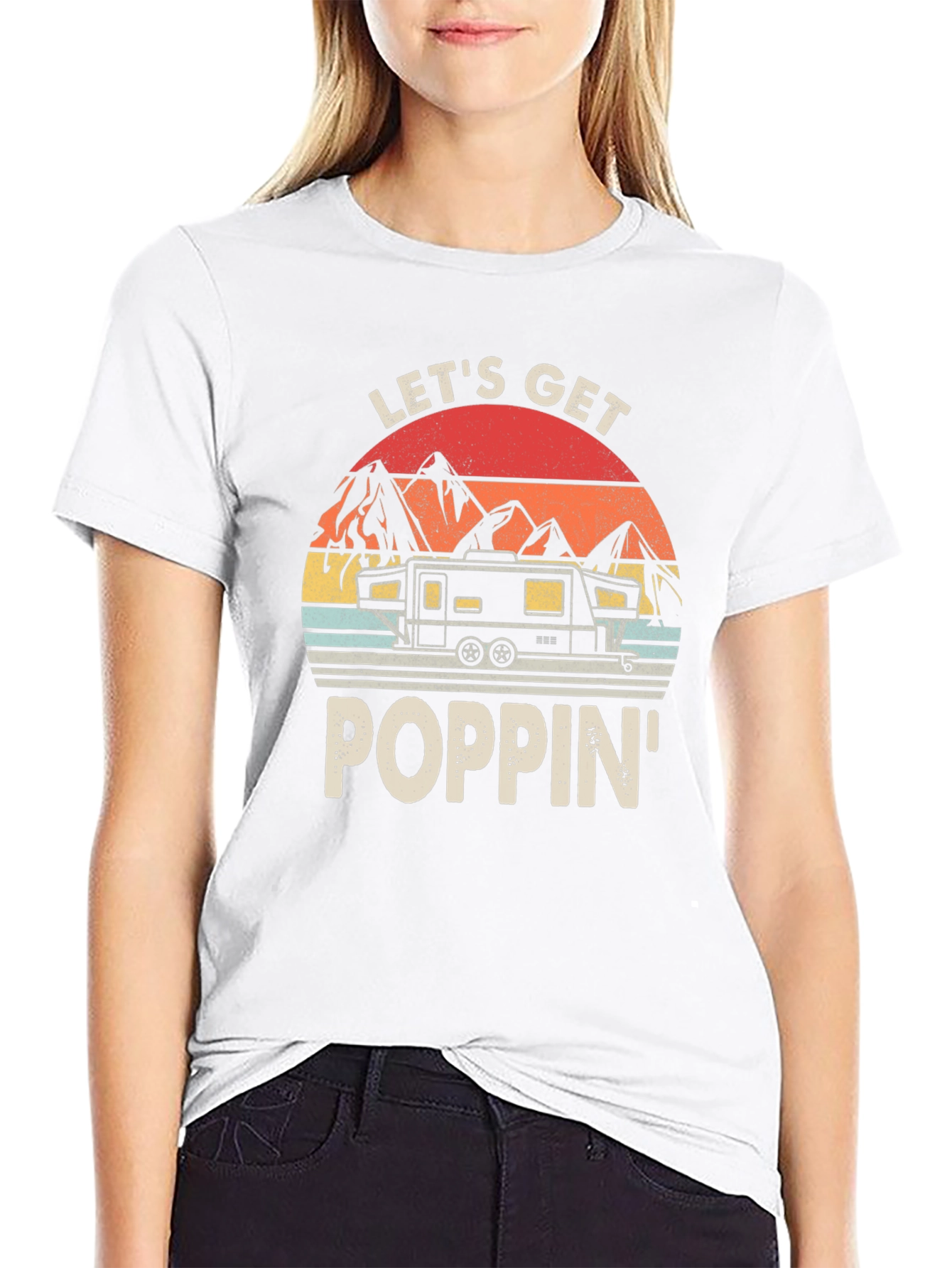 Lets Get Poppin Camper T-Shirt