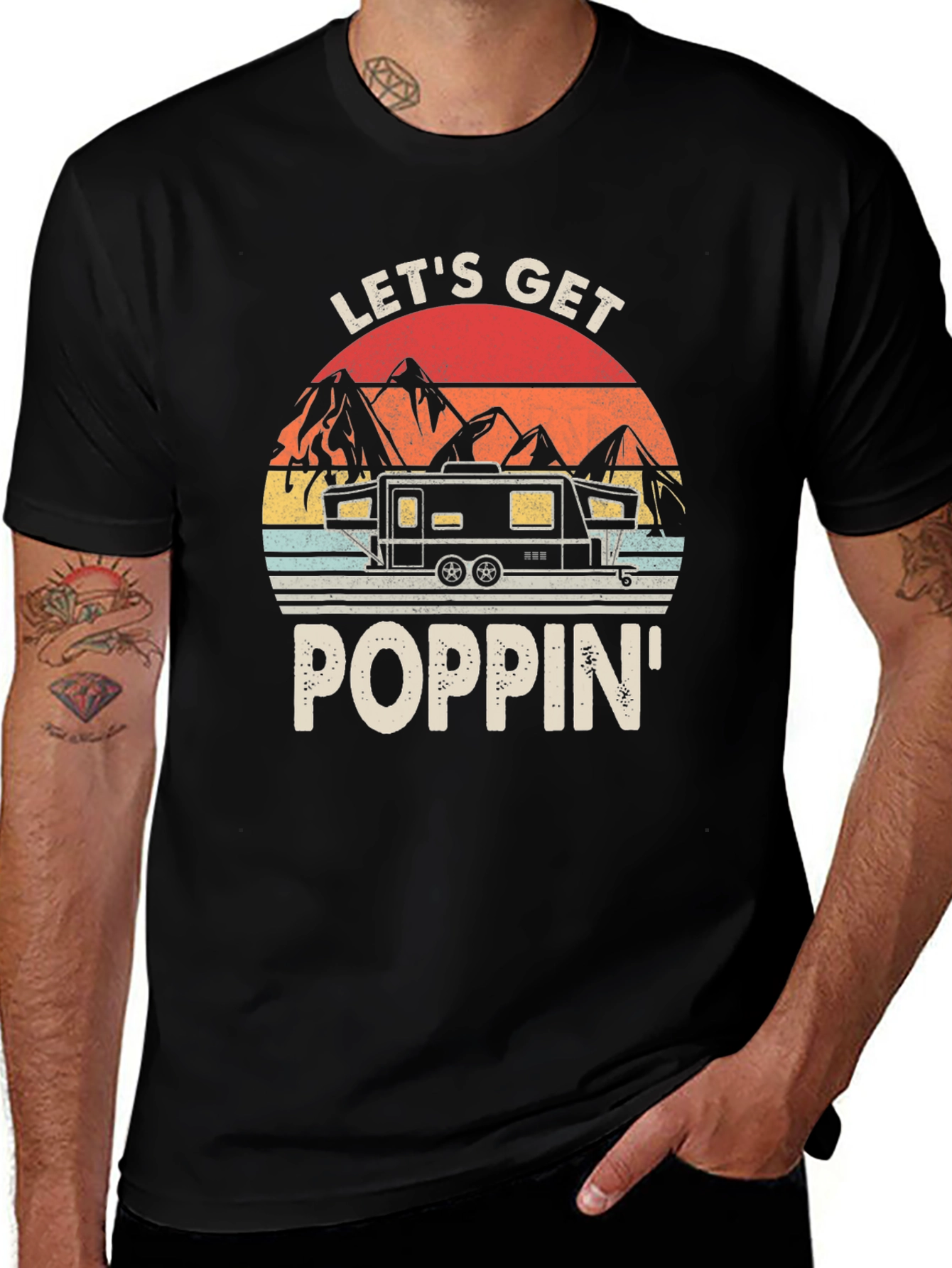Lets Get Poppin Camper T-Shirt