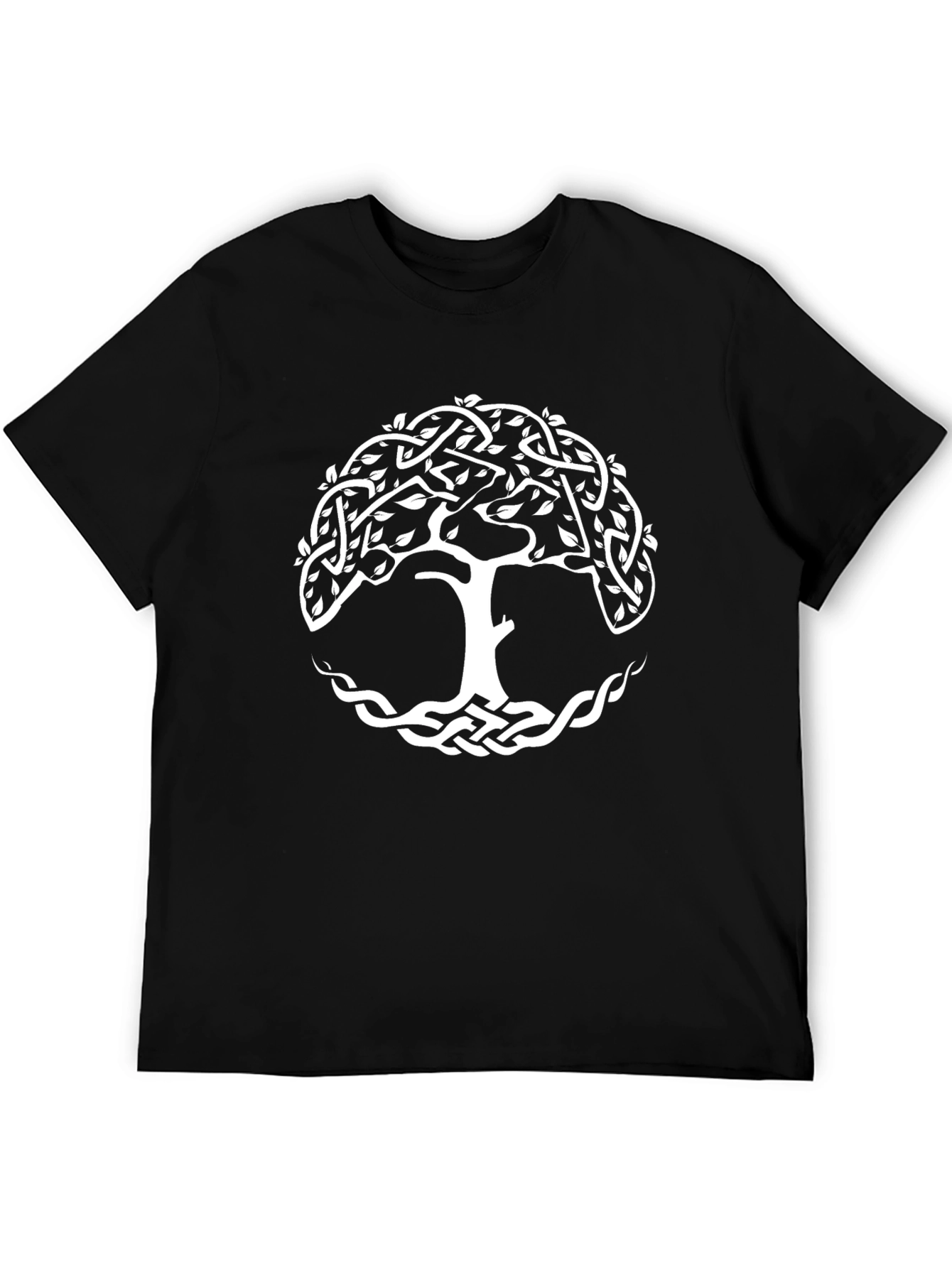 Celtic Tree of Life Graphic Tee - Black