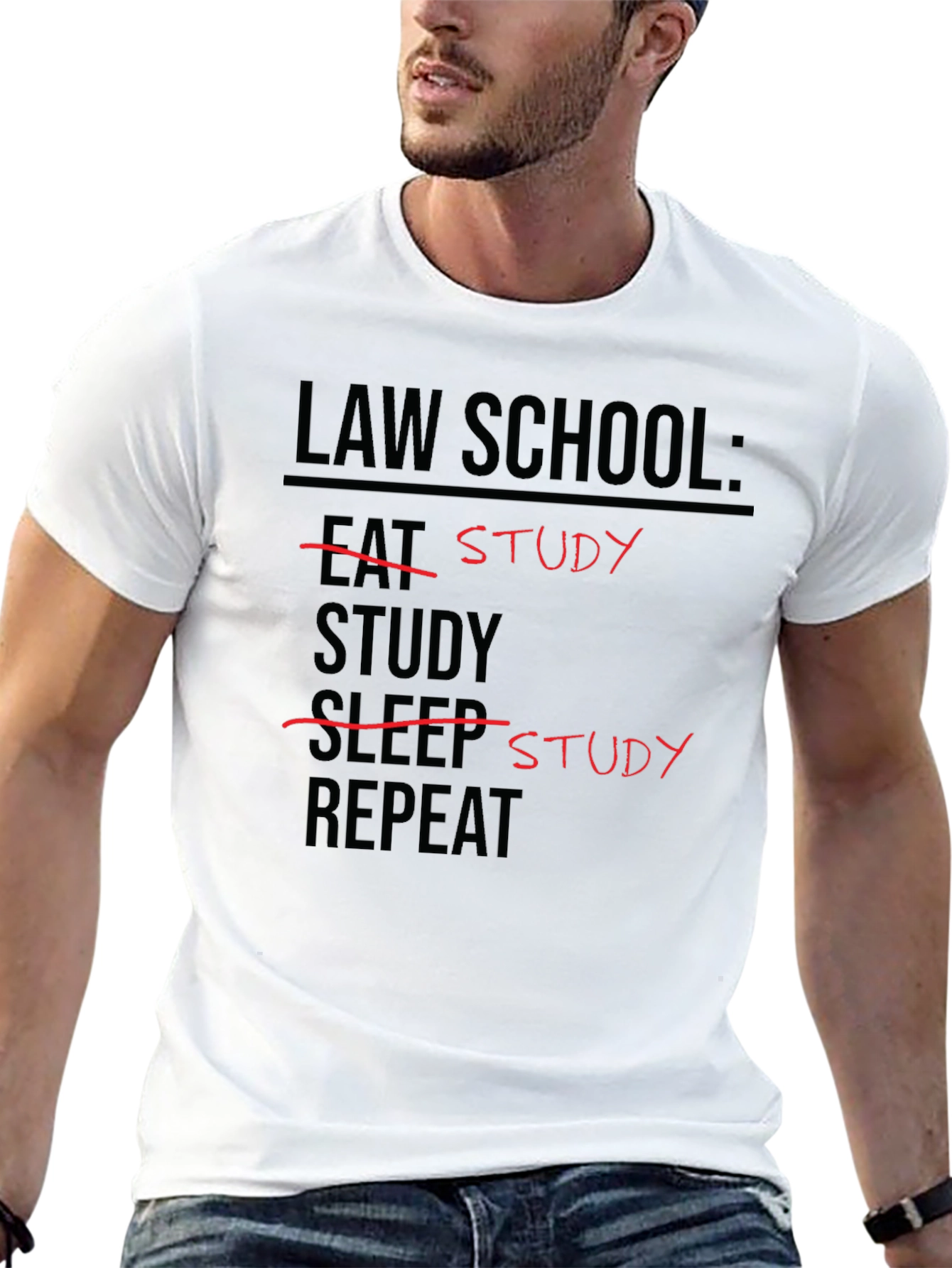 Law School Study Repeat T-Shirt