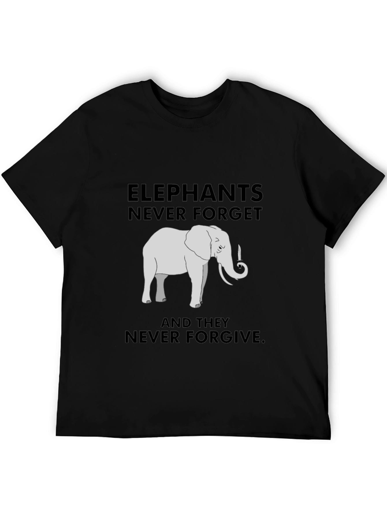Elephant Never Forget Graphic Tee