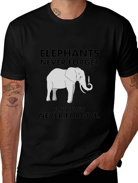 Elephant Never Forget Graphic Tee