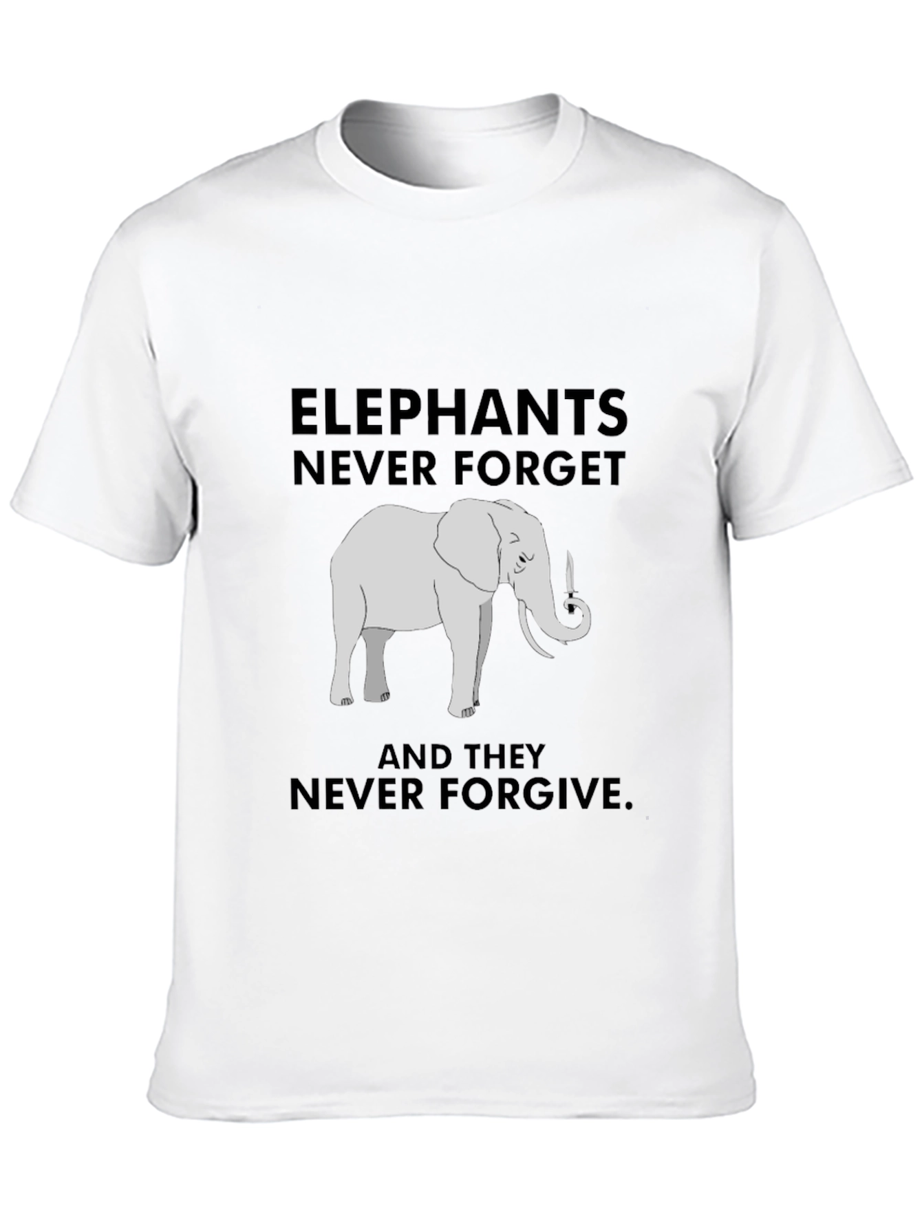 Elephant Never Forget Graphic Tee