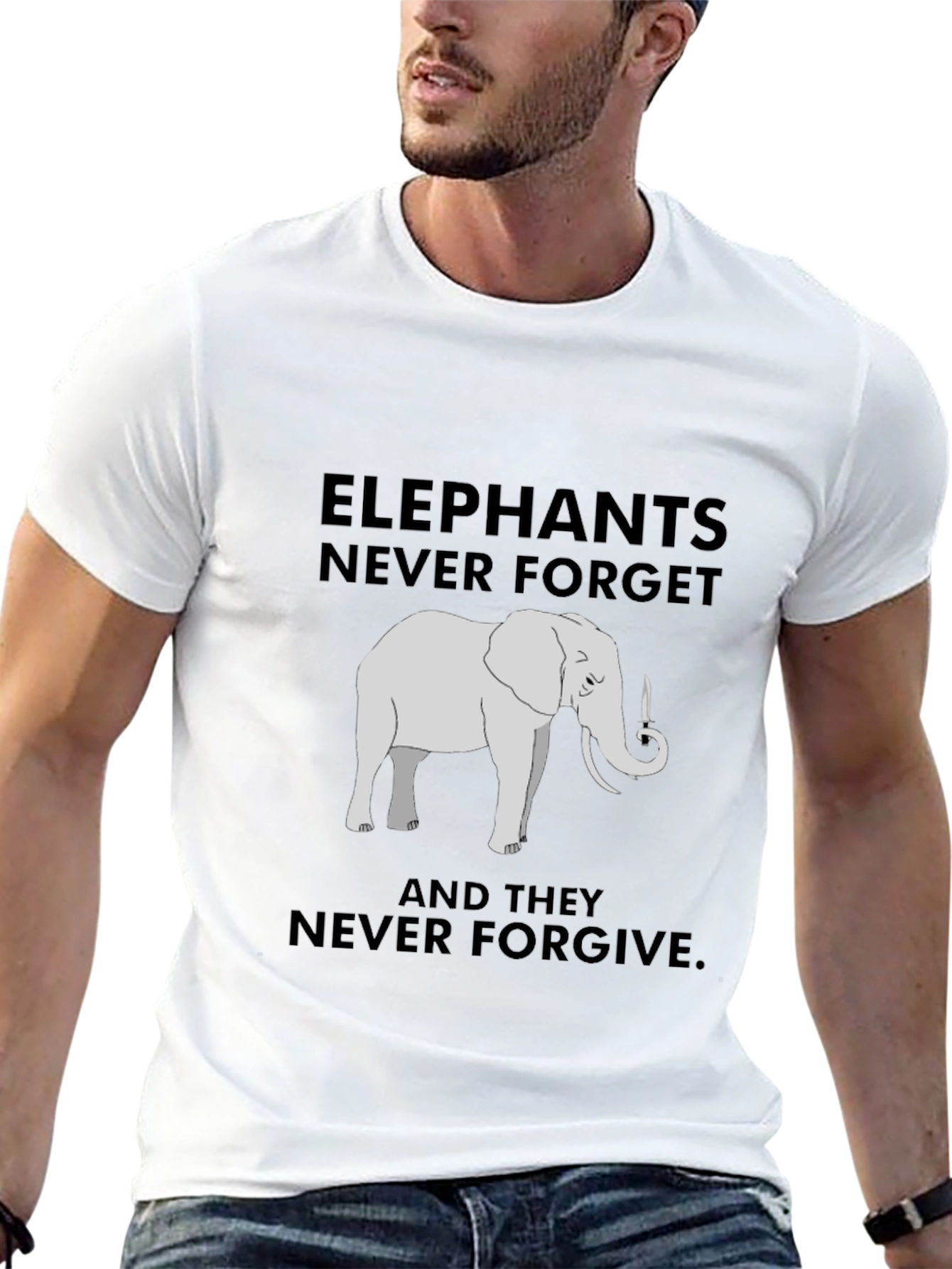 Elephant Never Forget Graphic Tee