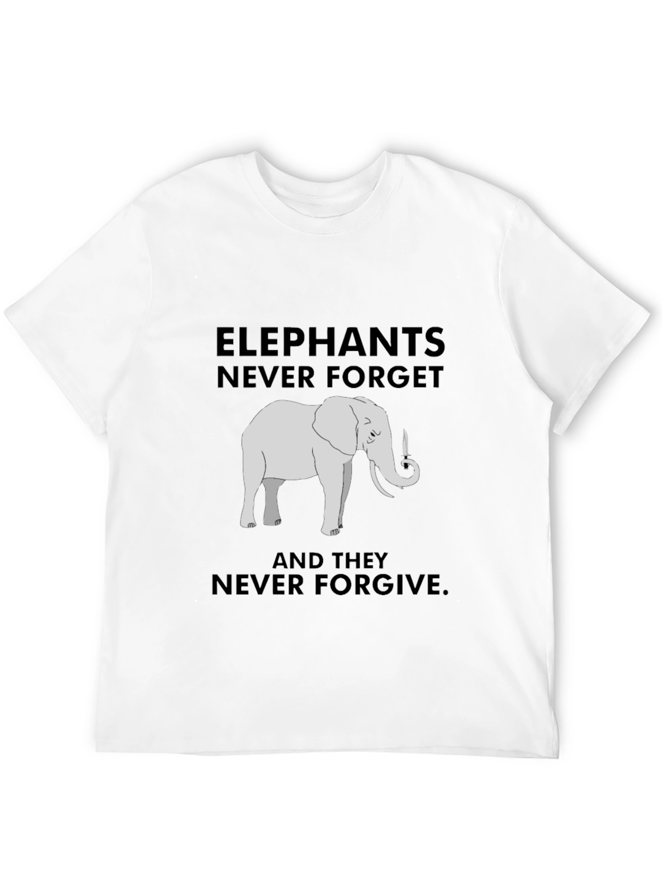 Elephant Never Forget Graphic Tee