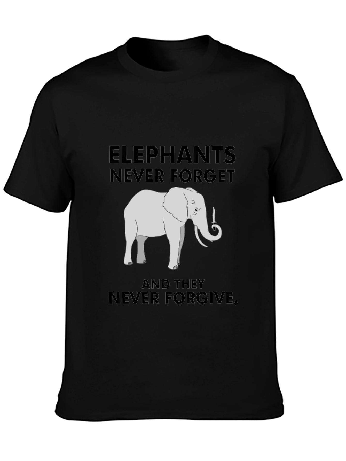 Elephant Never Forget Graphic Tee