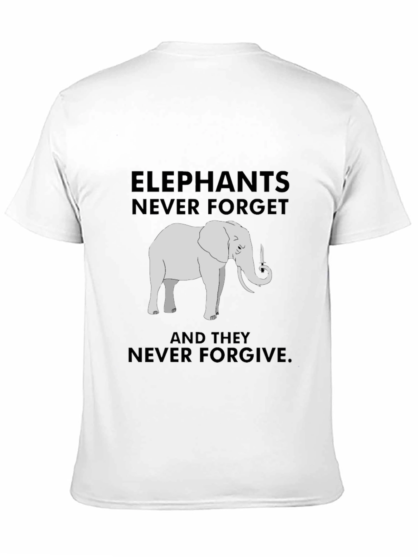 Elephant Never Forget Graphic Tee