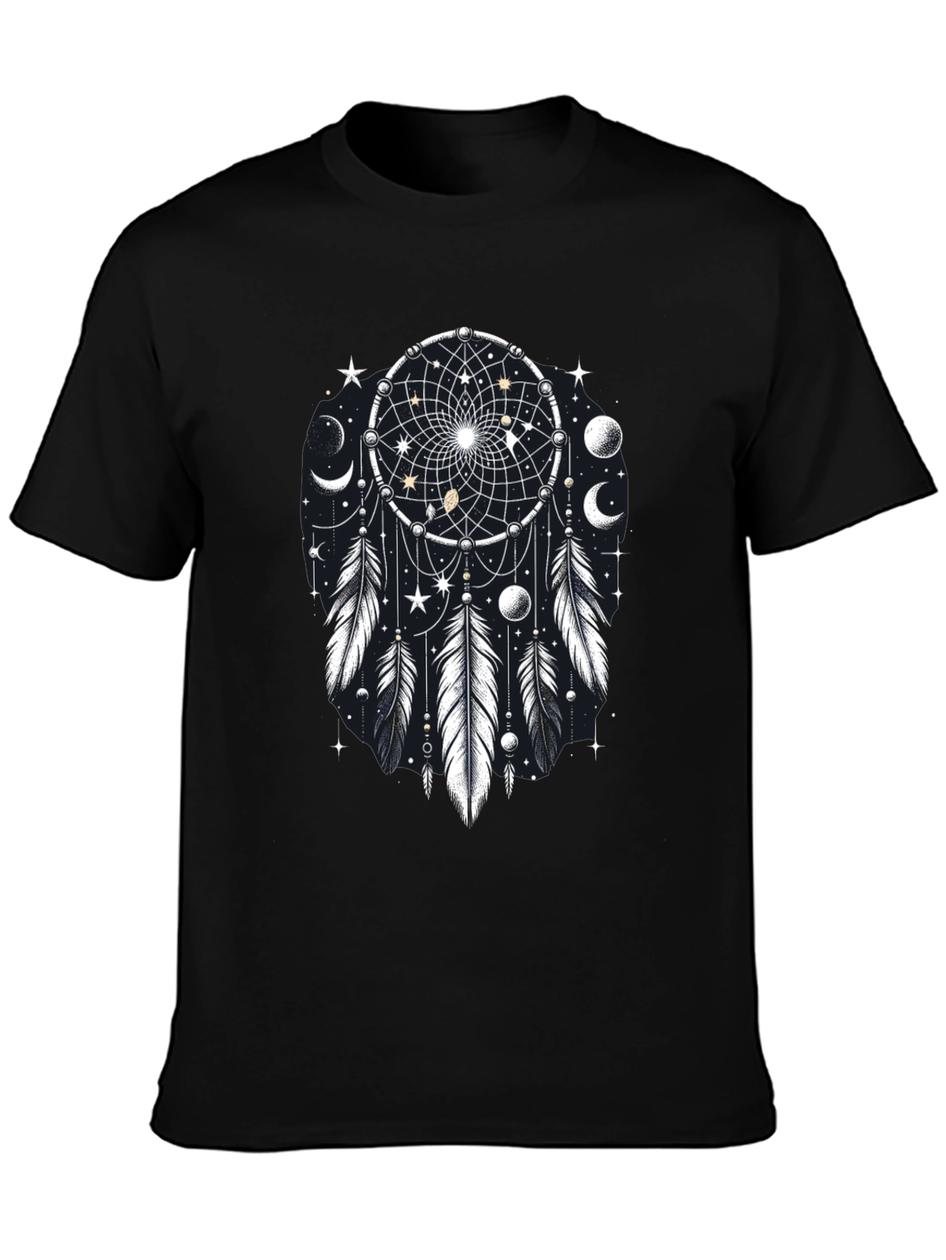 Dream Catcher Graphic Tee - Celestial Black T-Shirt