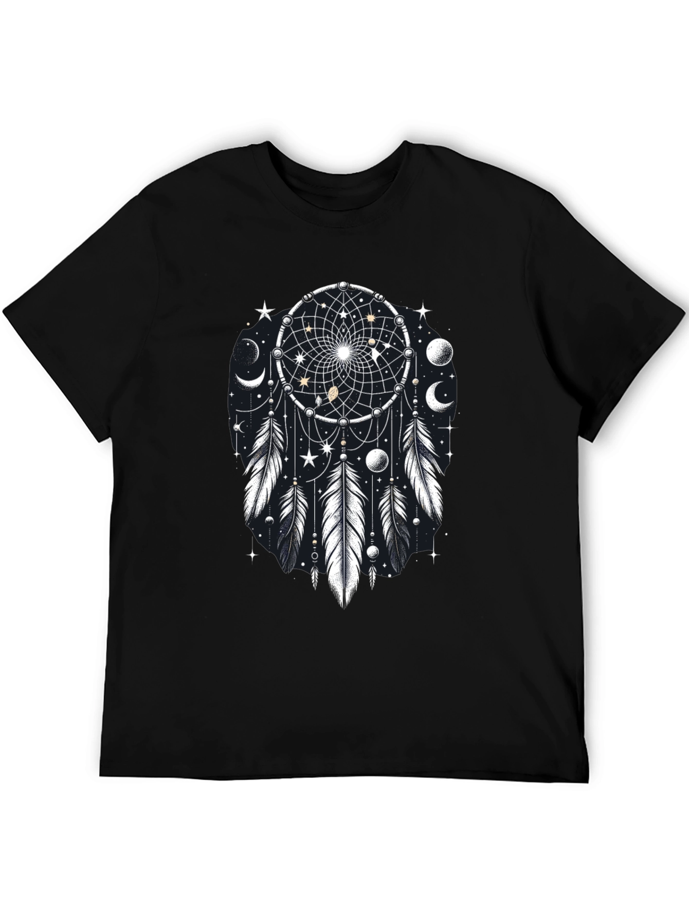 Dream Catcher Graphic Tee - Celestial Black T-Shirt