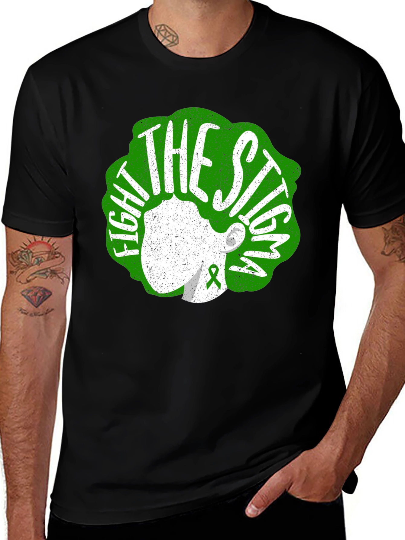 Fight the Stigma Awareness Graphic Tee
