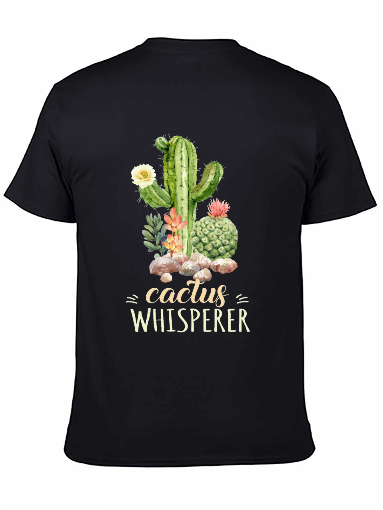 Cactus Whisperer Graphic Tee - Desert Plant Lover Shirt