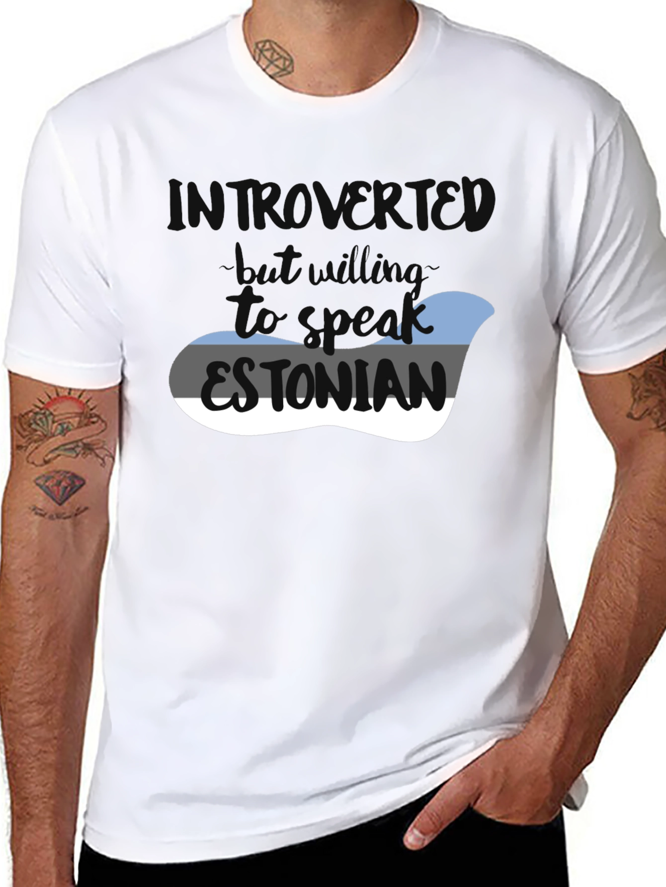 Introvert Willing to Speak Estonian T-Shirt