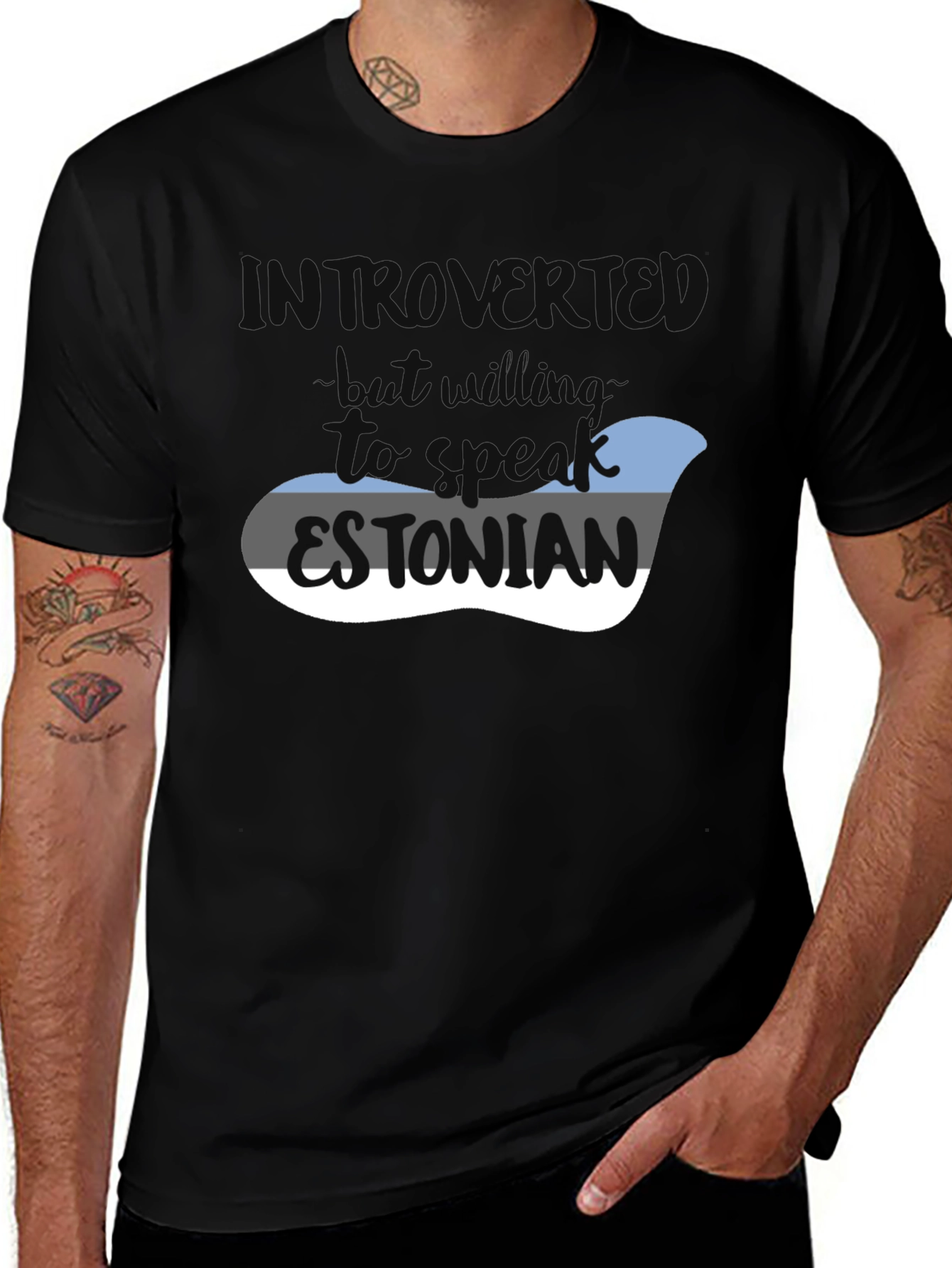 Introvert Willing to Speak Estonian T-Shirt