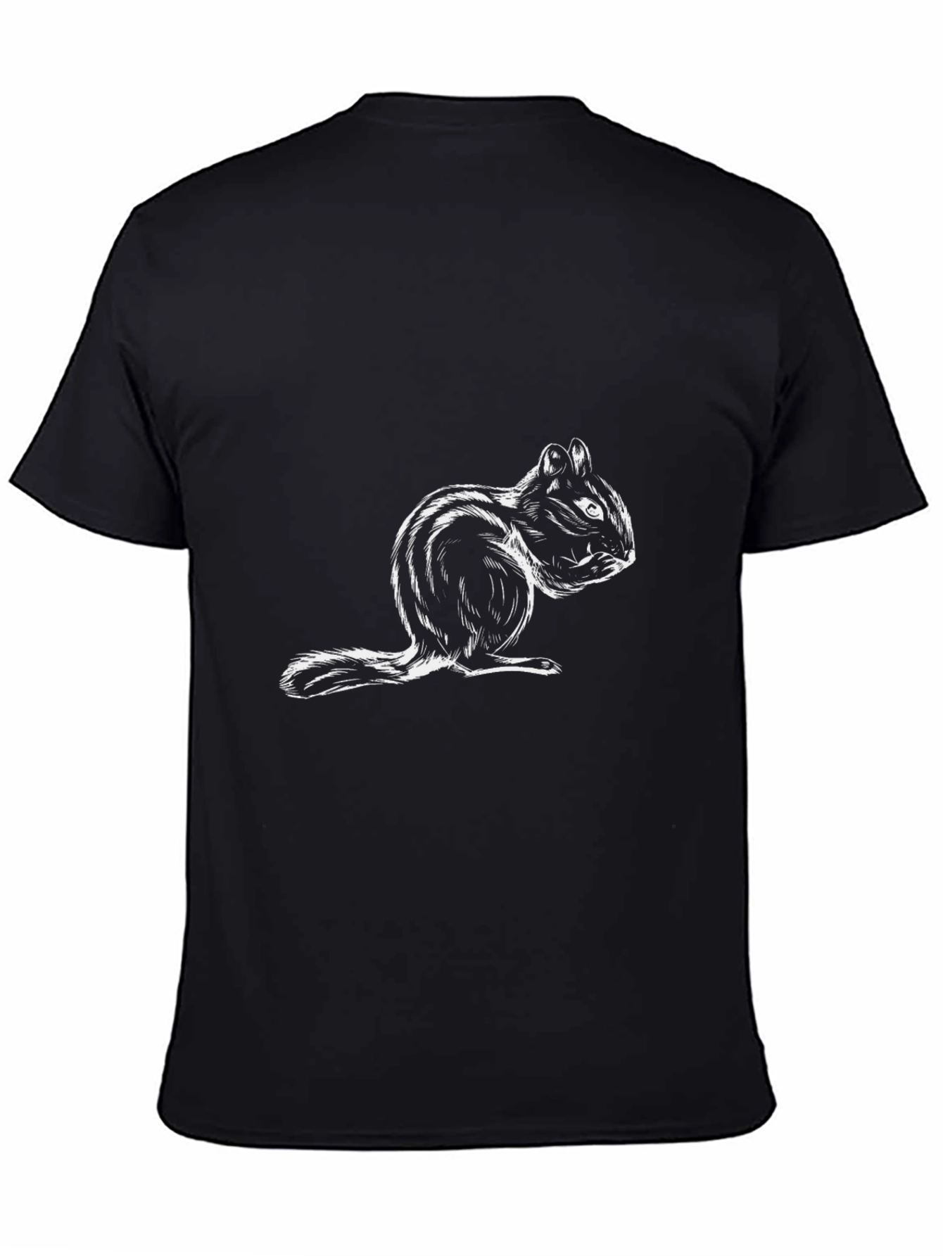Squirrel Graphic Print T-Shirt - Unisex Casual Top