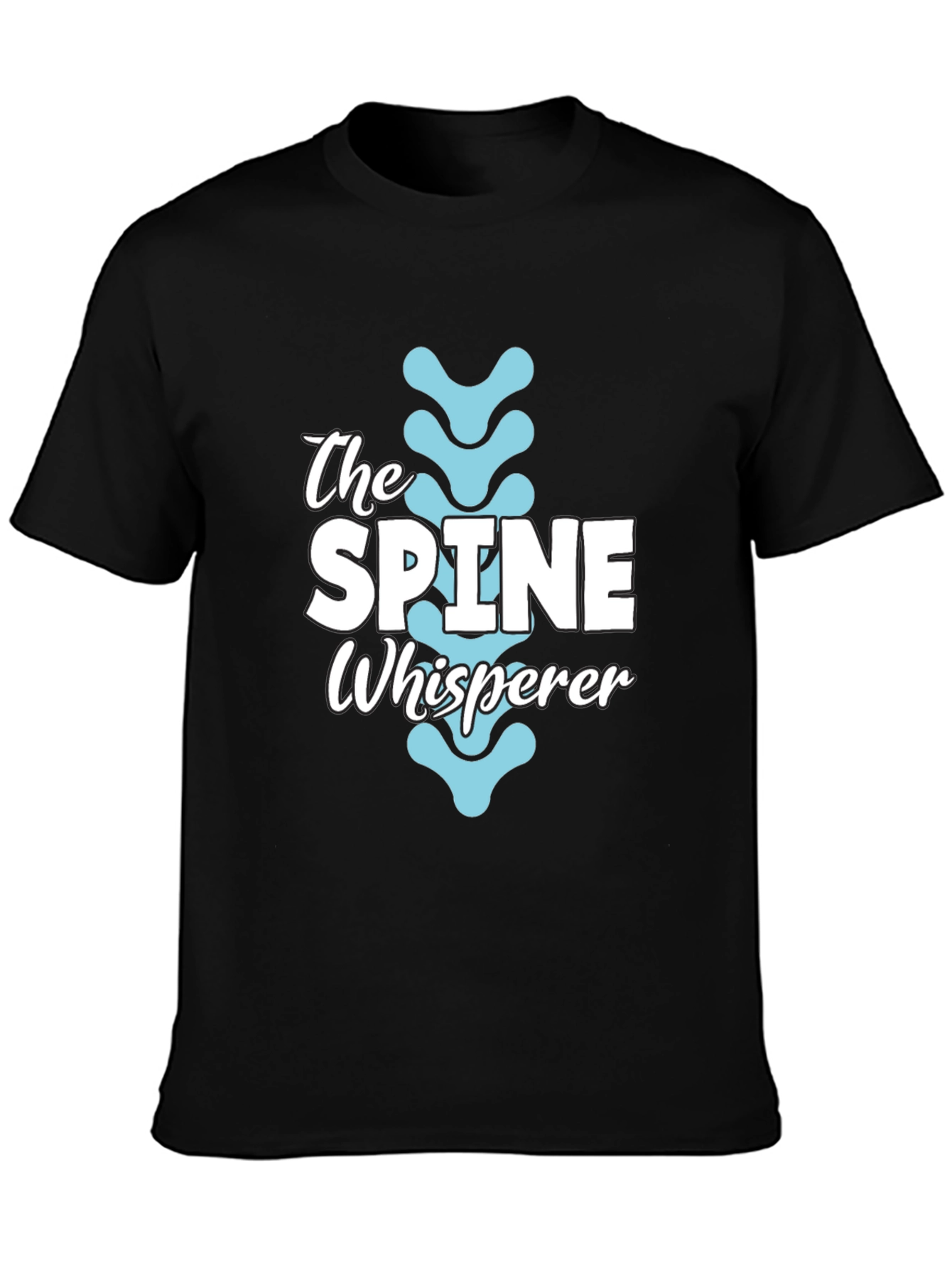 The Spine Whisperer Graphic T-Shirt - Black