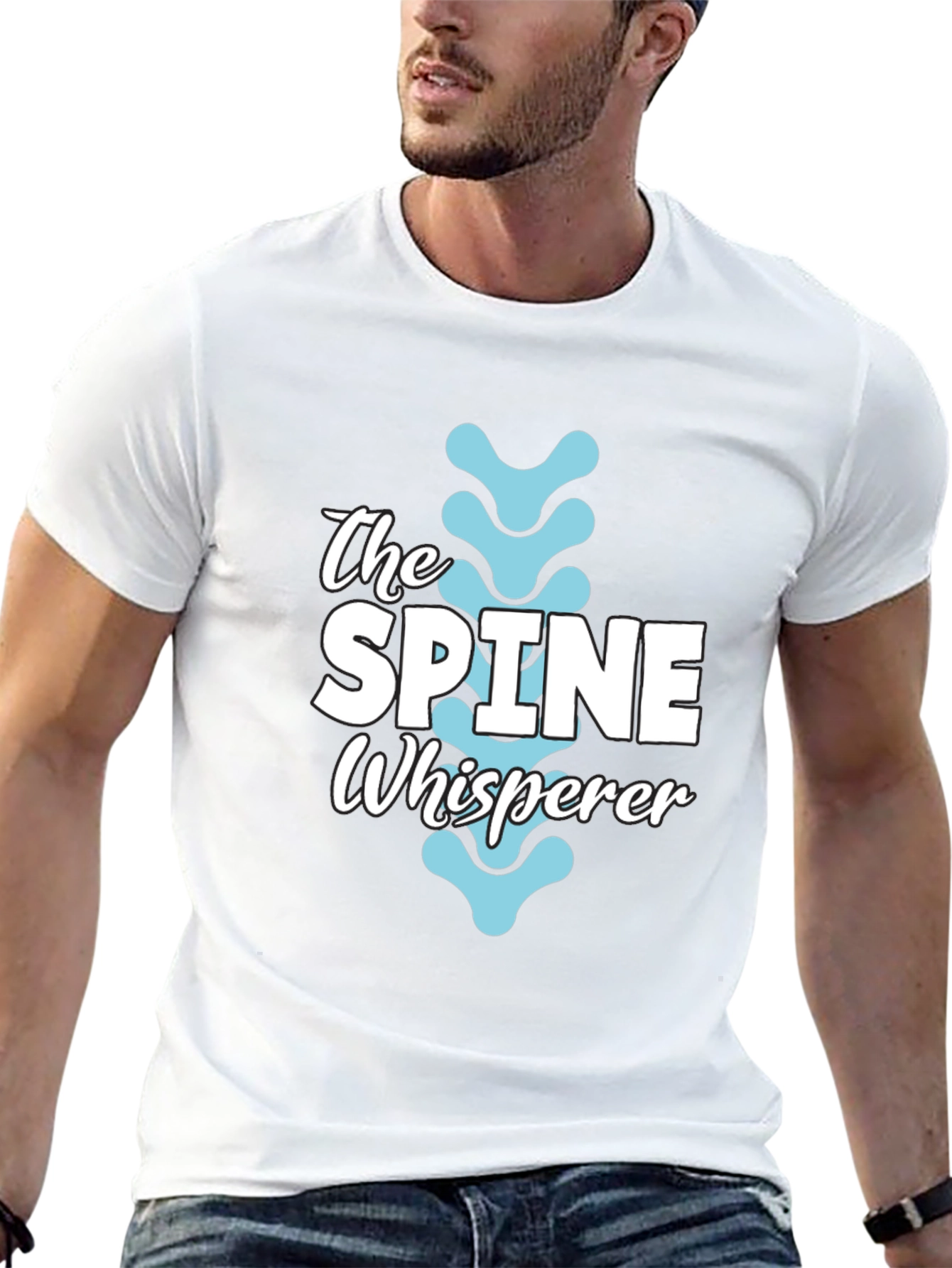The Spine Whisperer Graphic T-Shirt - Black