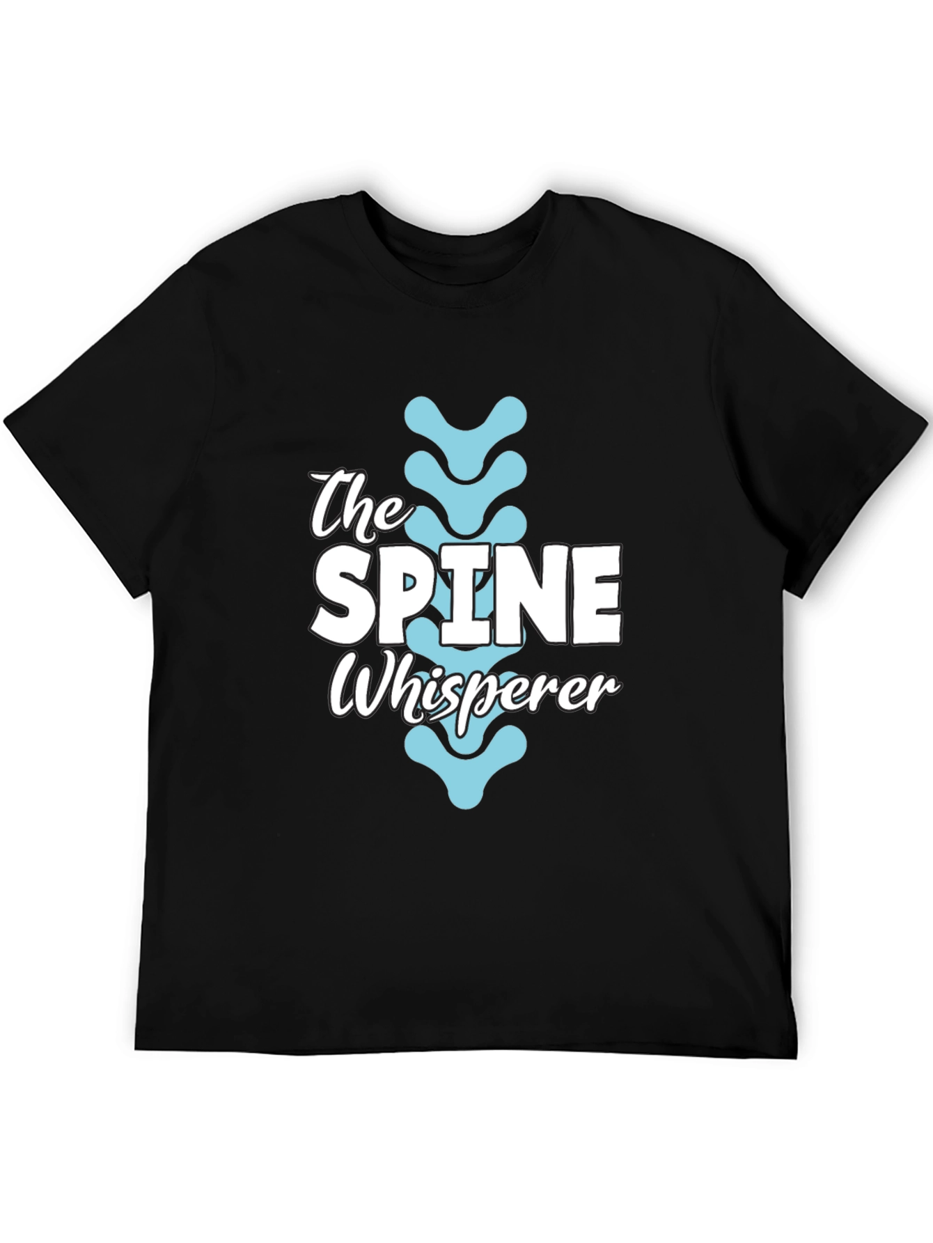 The Spine Whisperer Graphic T-Shirt - Black