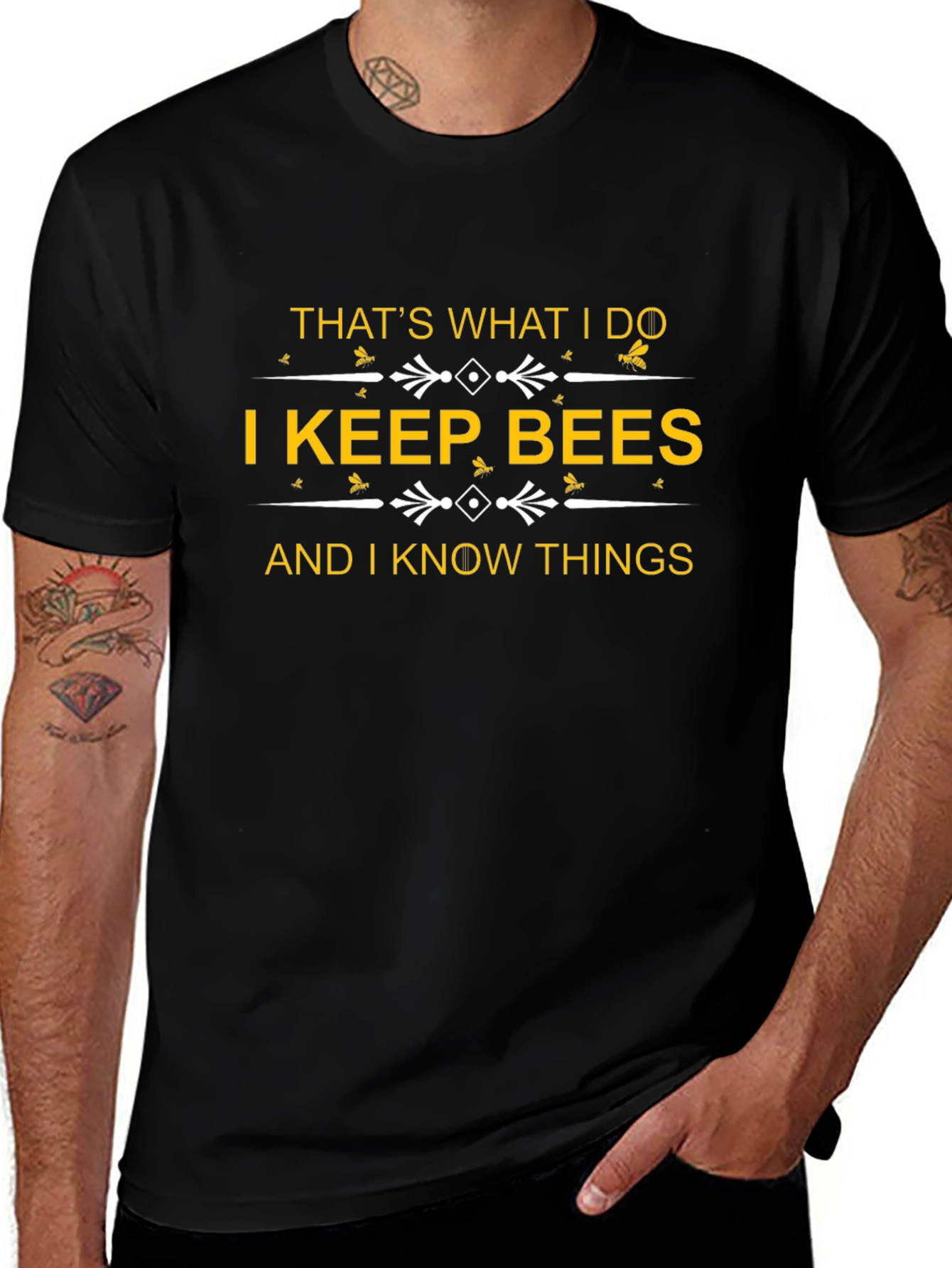I Keep Bees and I Know Things T-Shirt
