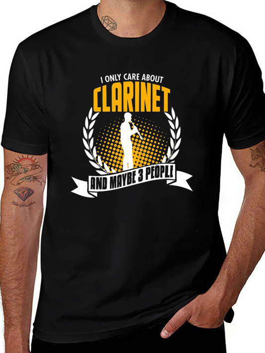 Clarinet Lover Graphic Tee - Music Fan T-Shirt