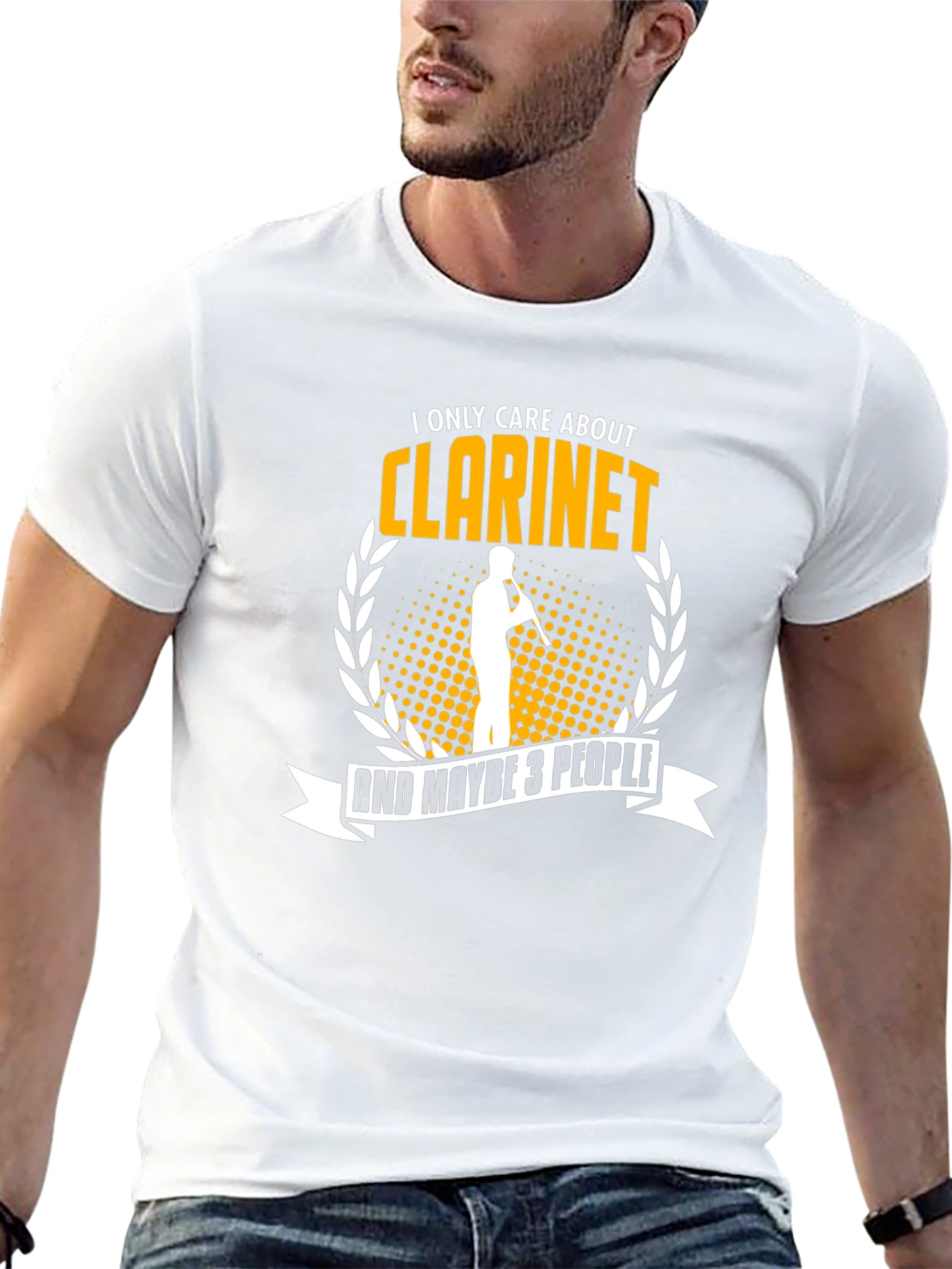 Clarinet Lover Graphic Tee - Music Fan T-Shirt