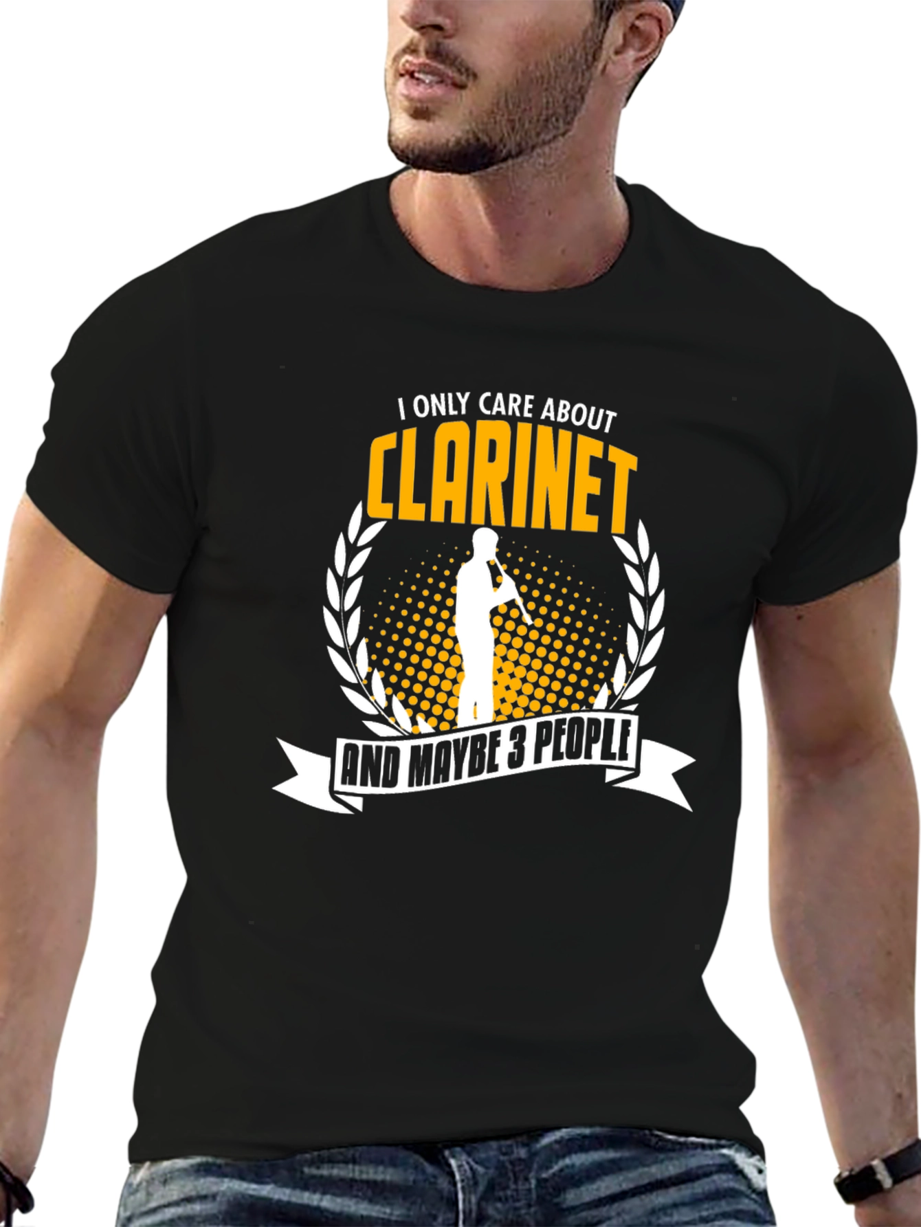 Clarinet Lover Graphic Tee - Music Fan T-Shirt