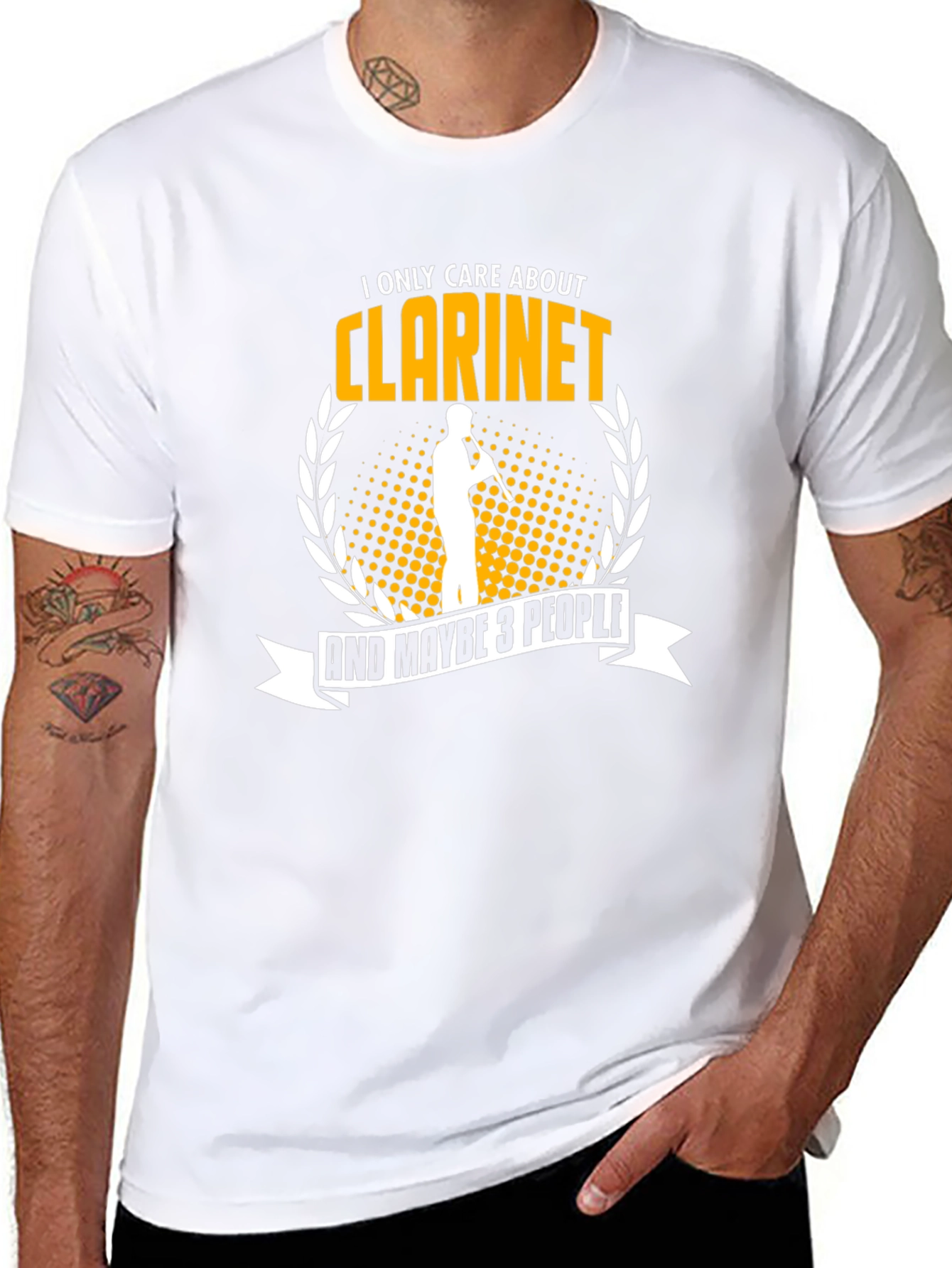 Clarinet Lover Graphic Tee - Music Fan T-Shirt