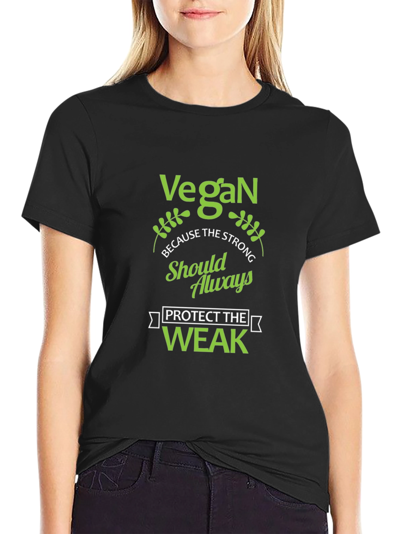 Vegan Protect the Weak T-Shirt - Strong Message
