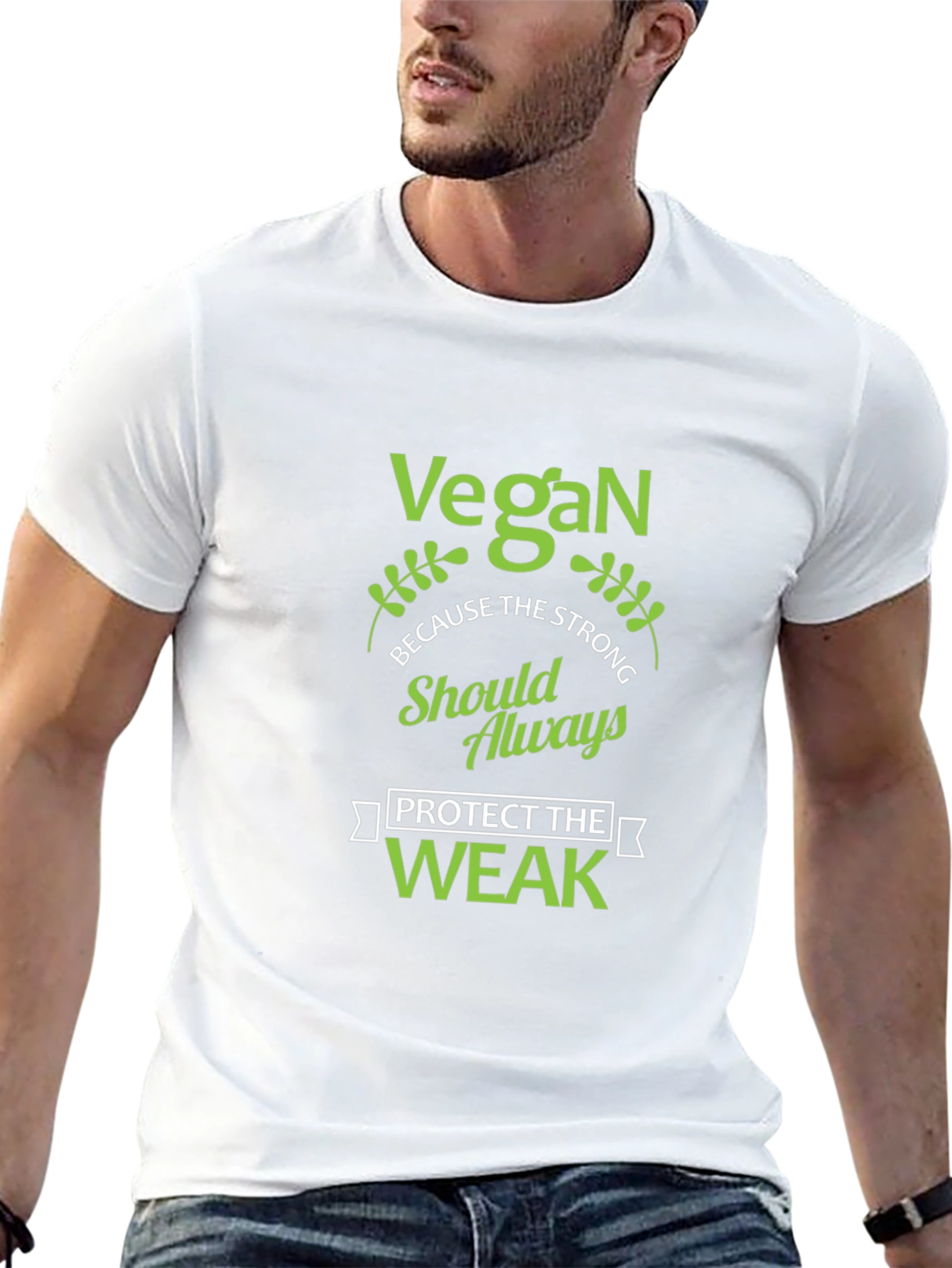 Vegan Protect the Weak T-Shirt - Strong Message