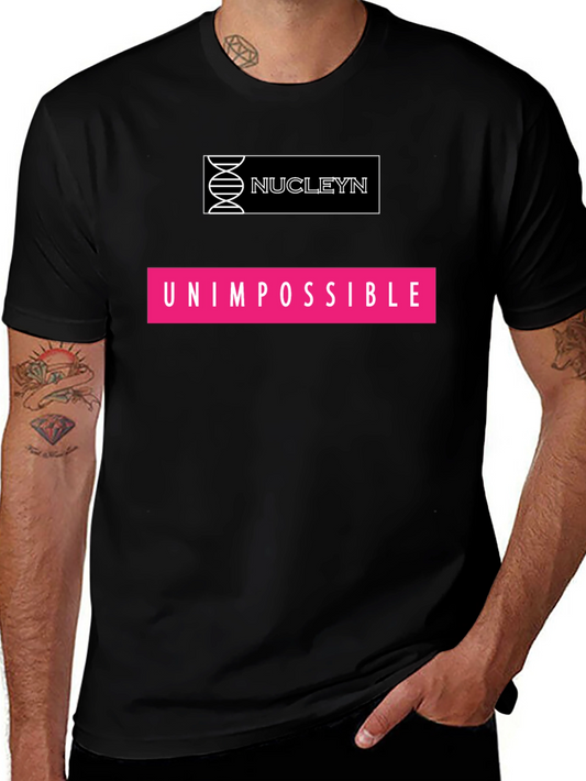 Unimpossible Graphic Tee - Black Cotton Blend