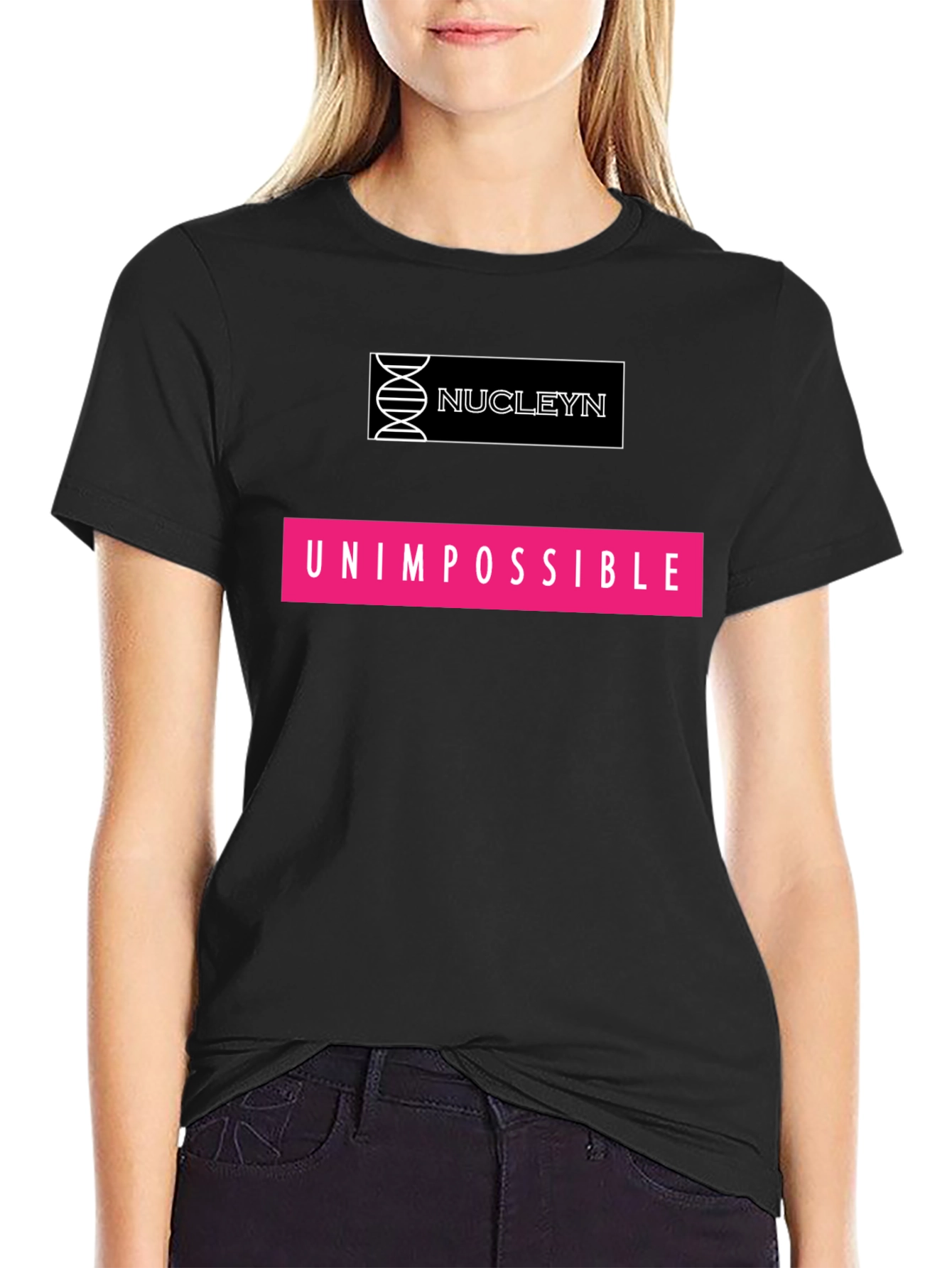 Unimpossible Graphic Tee - Black Cotton Blend